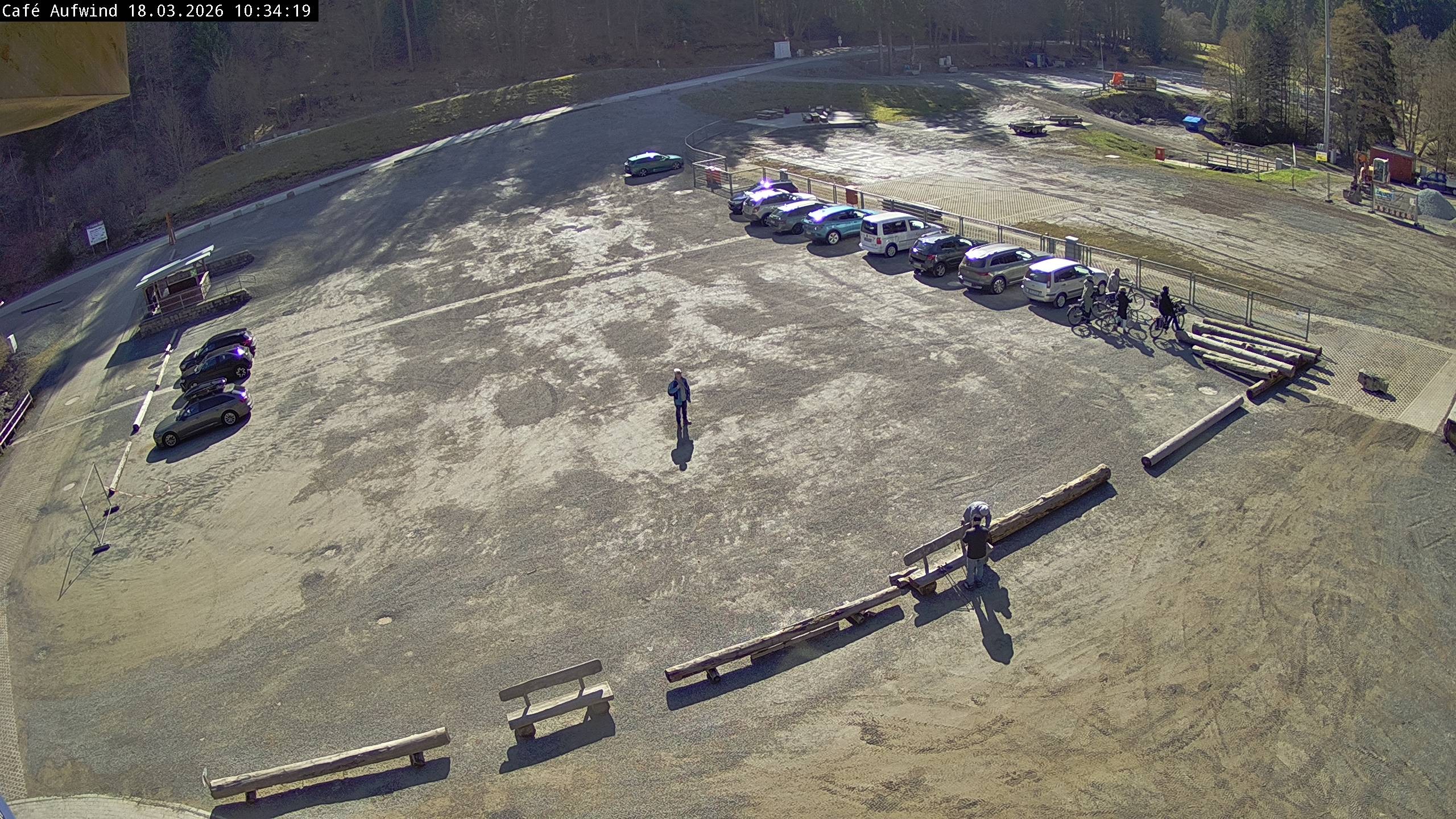 Archiv Foto Webcam Willingen: Mühlenkopfschanze Parkplatz