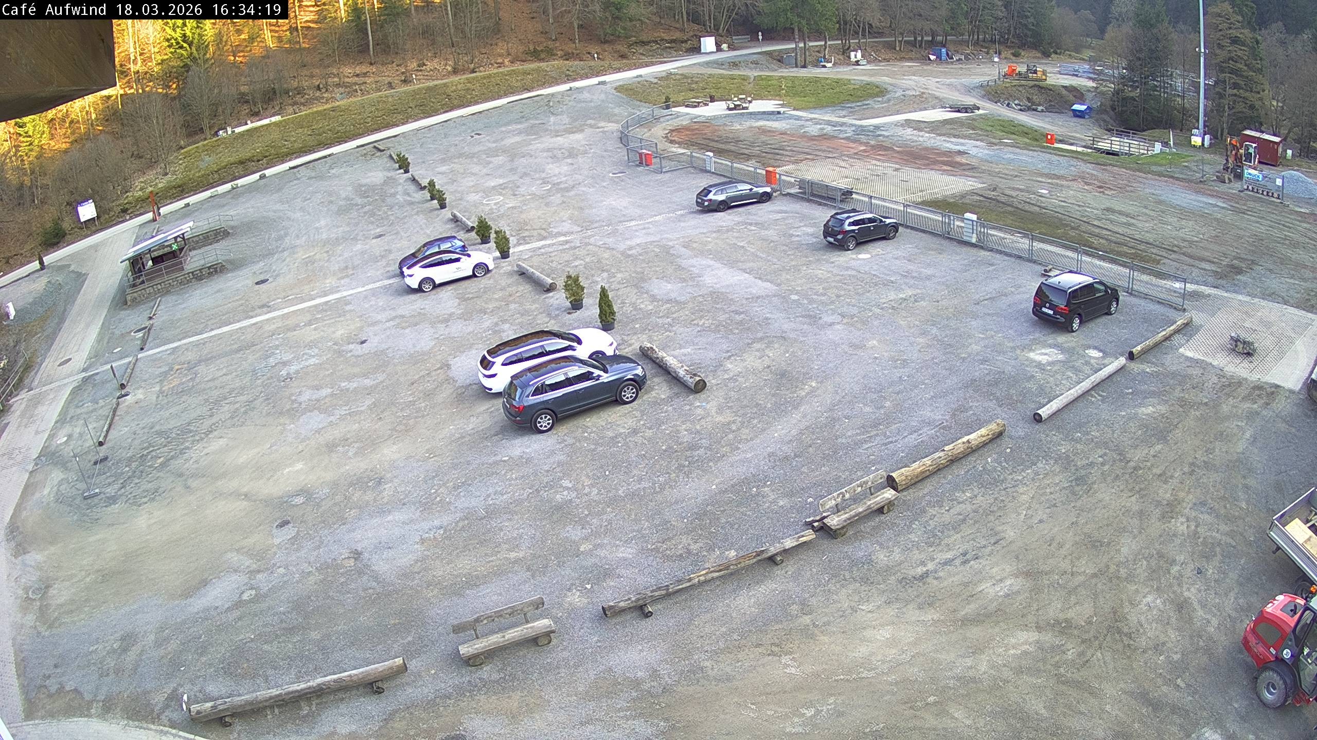 Archiv Foto Webcam Willingen: Mühlenkopfschanze Parkplatz