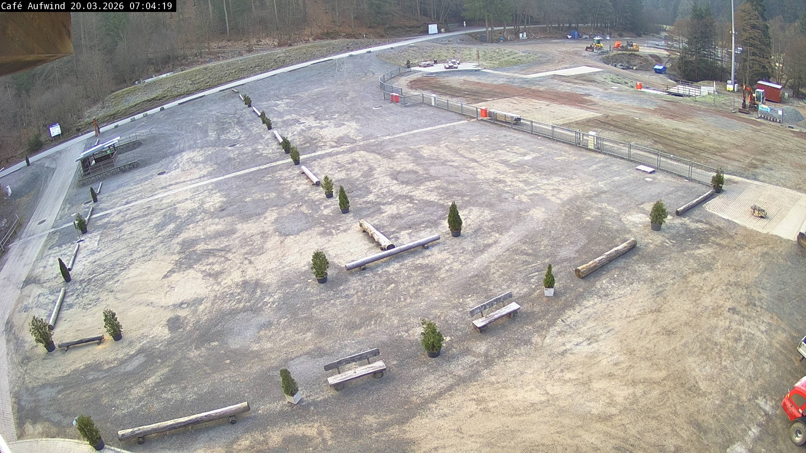 Archiv Foto Webcam Willingen: Mühlenkopfschanze Parkplatz