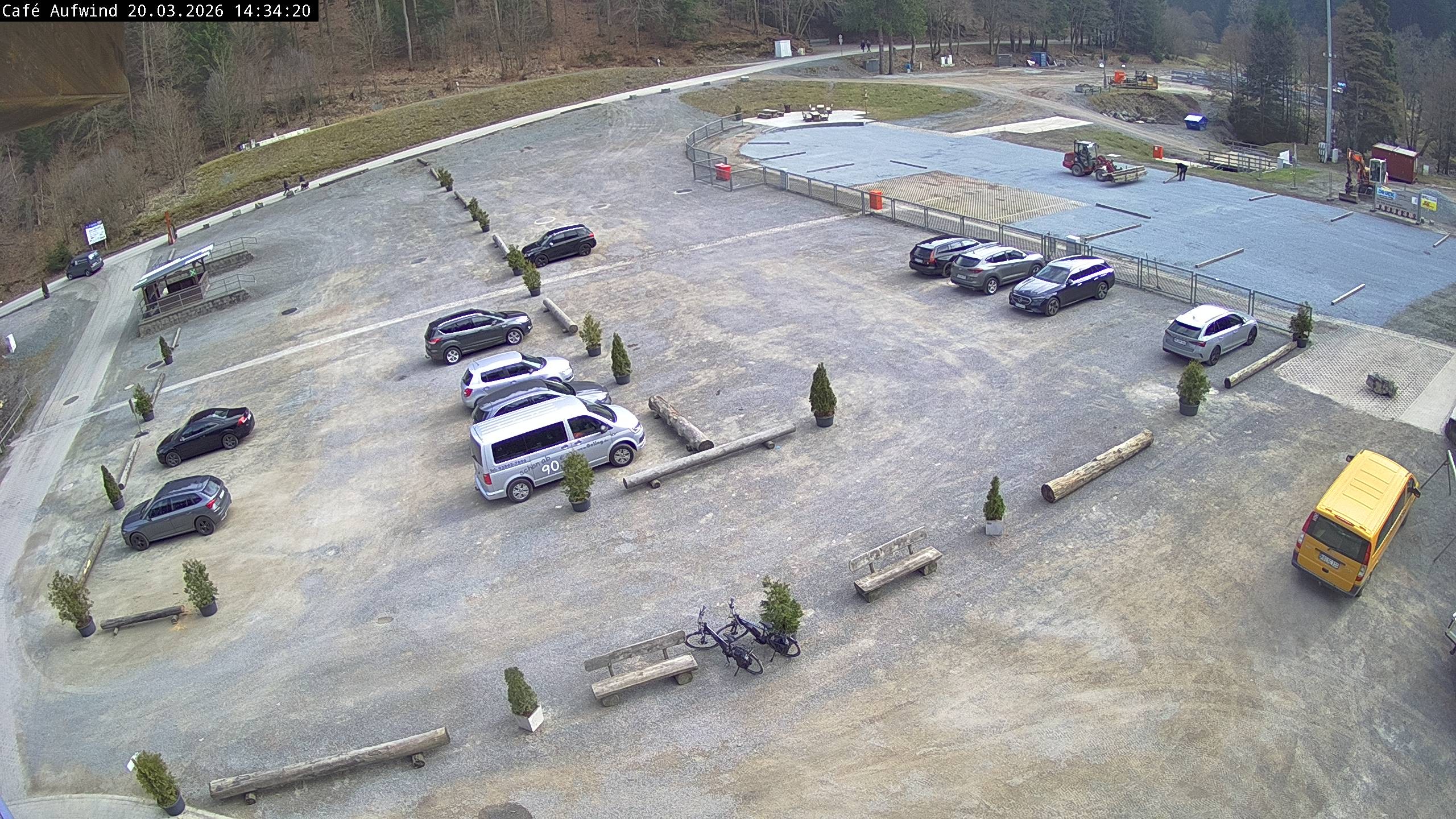 Archiv Foto Webcam Willingen: Mühlenkopfschanze Parkplatz