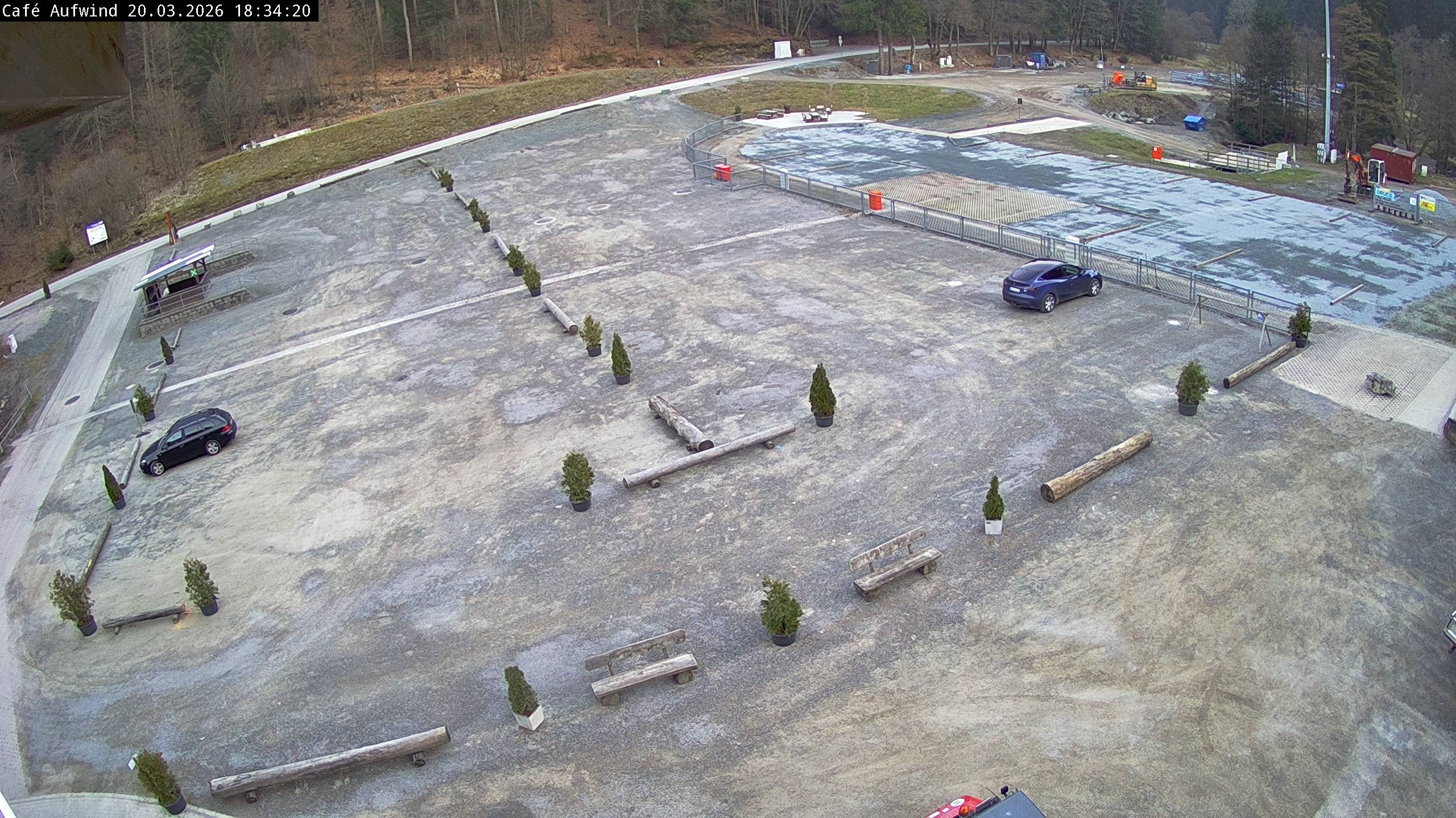 Archiv Foto Webcam Willingen: Mühlenkopfschanze Parkplatz