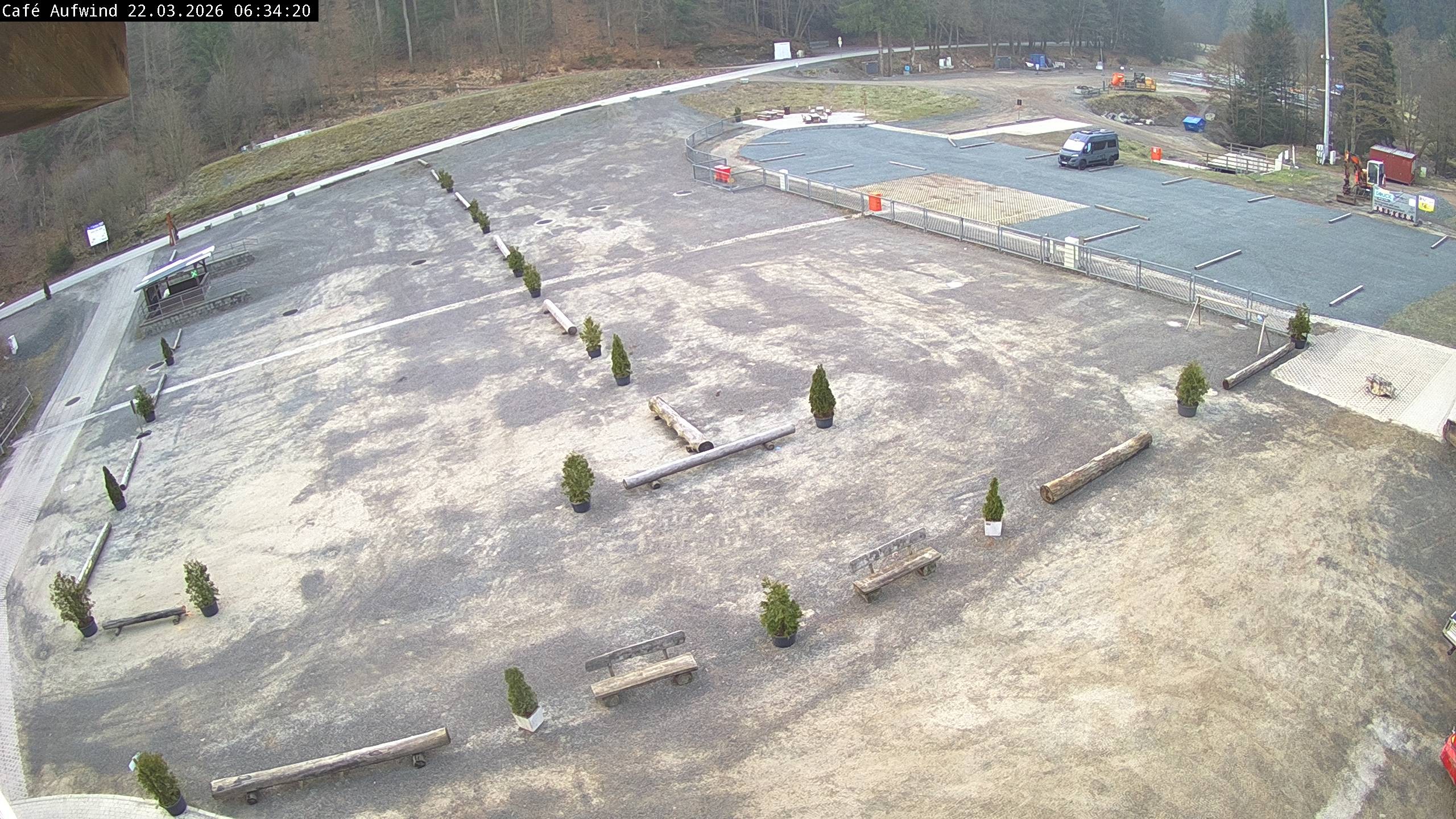 Archiv Foto Webcam Willingen: Mühlenkopfschanze Parkplatz