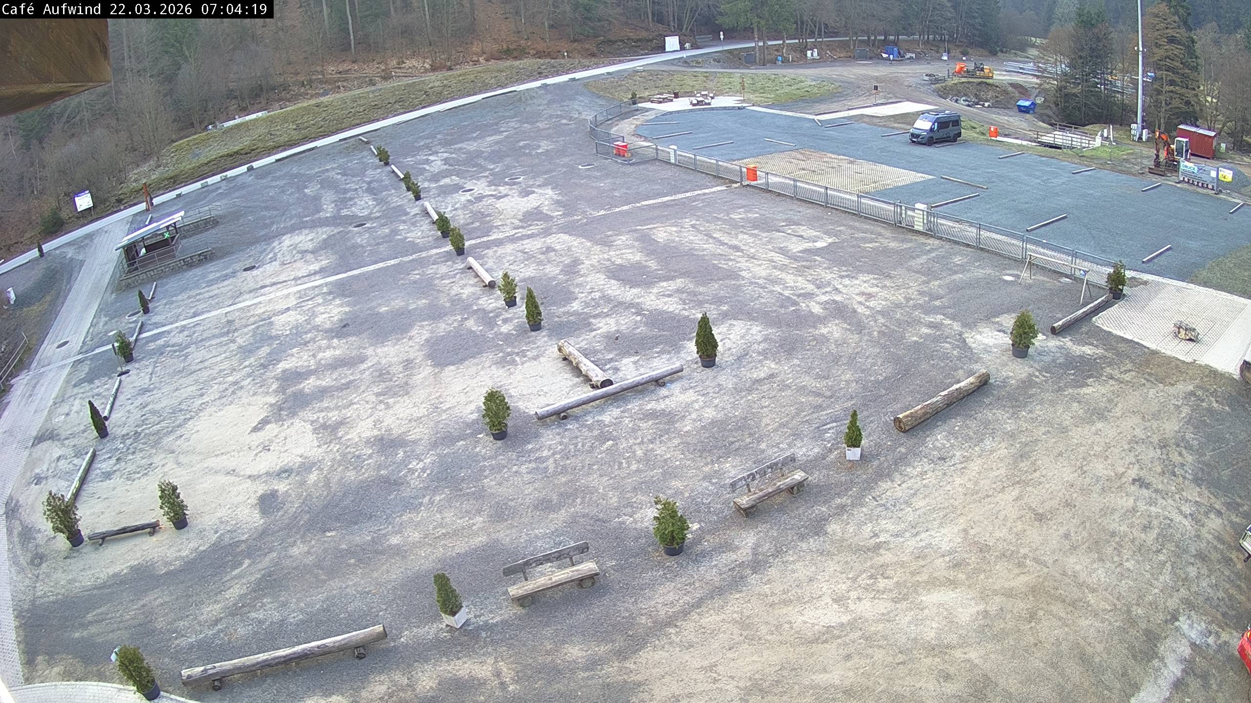 Archiv Foto Webcam Willingen: Mühlenkopfschanze Parkplatz