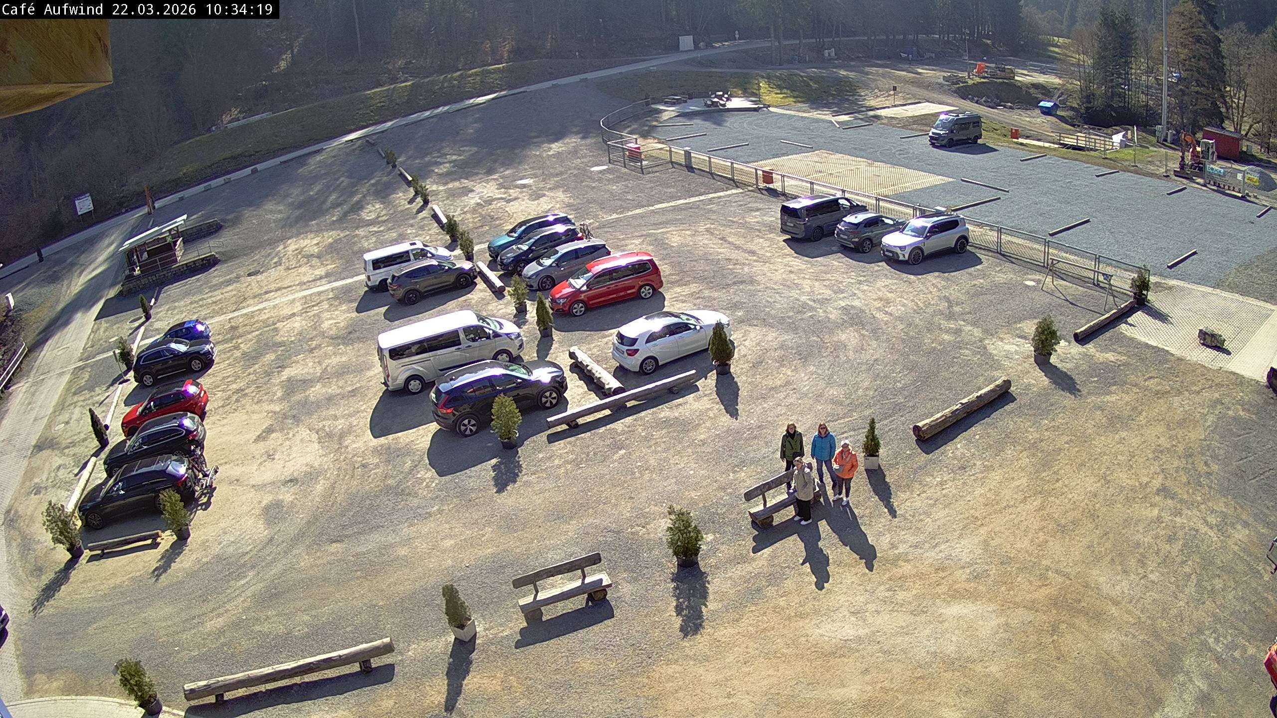 Archiv Foto Webcam Willingen: Mühlenkopfschanze Parkplatz