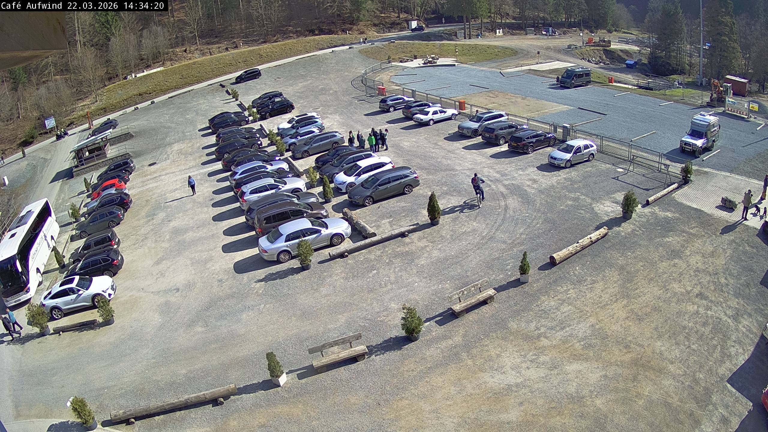 Archiv Foto Webcam Willingen: Mühlenkopfschanze Parkplatz