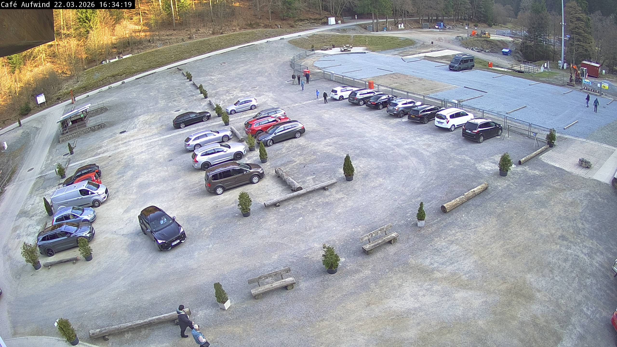 Archiv Foto Webcam Willingen: Mühlenkopfschanze Parkplatz