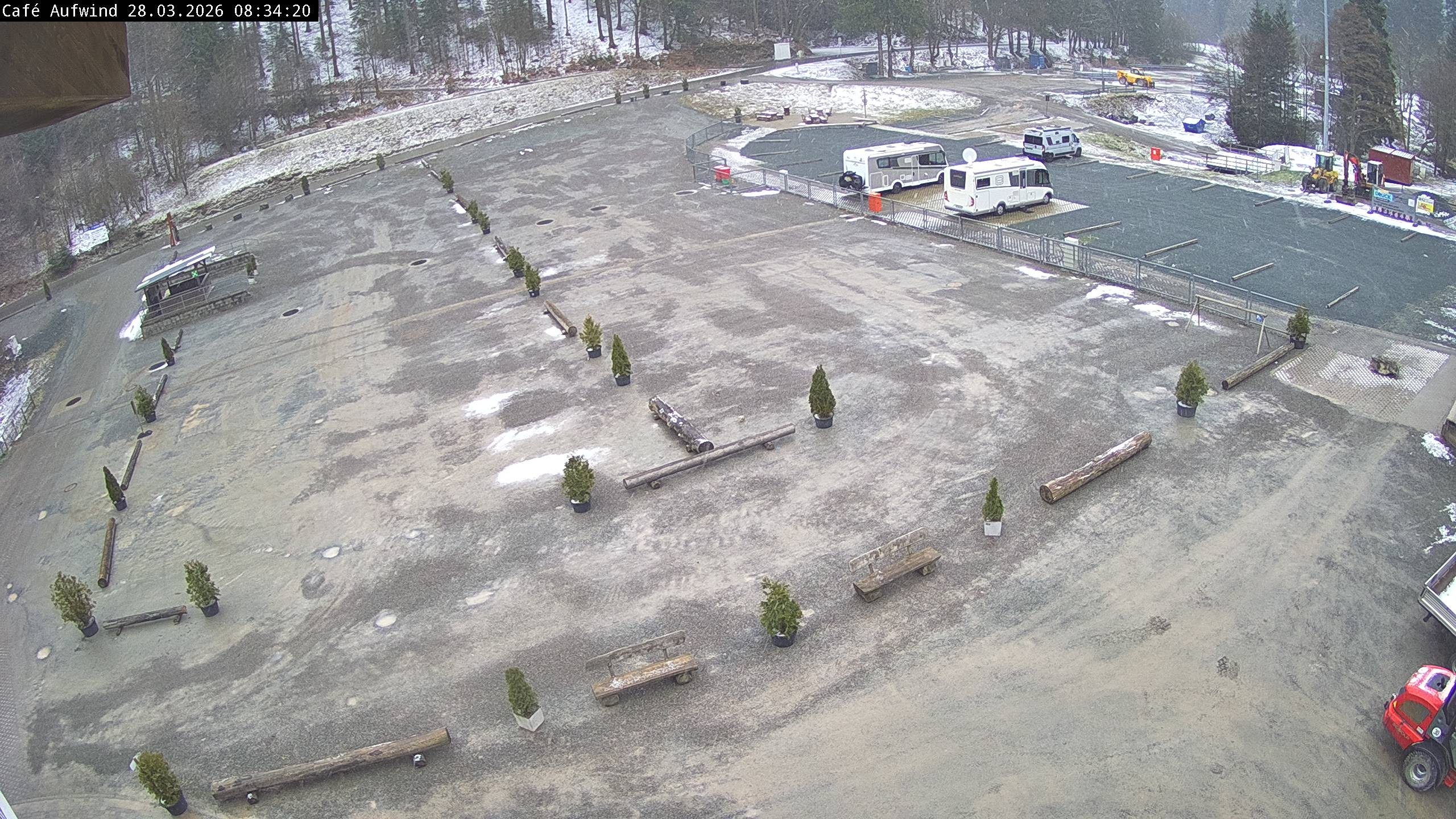 Archiv Foto Webcam Willingen: Mühlenkopfschanze Parkplatz