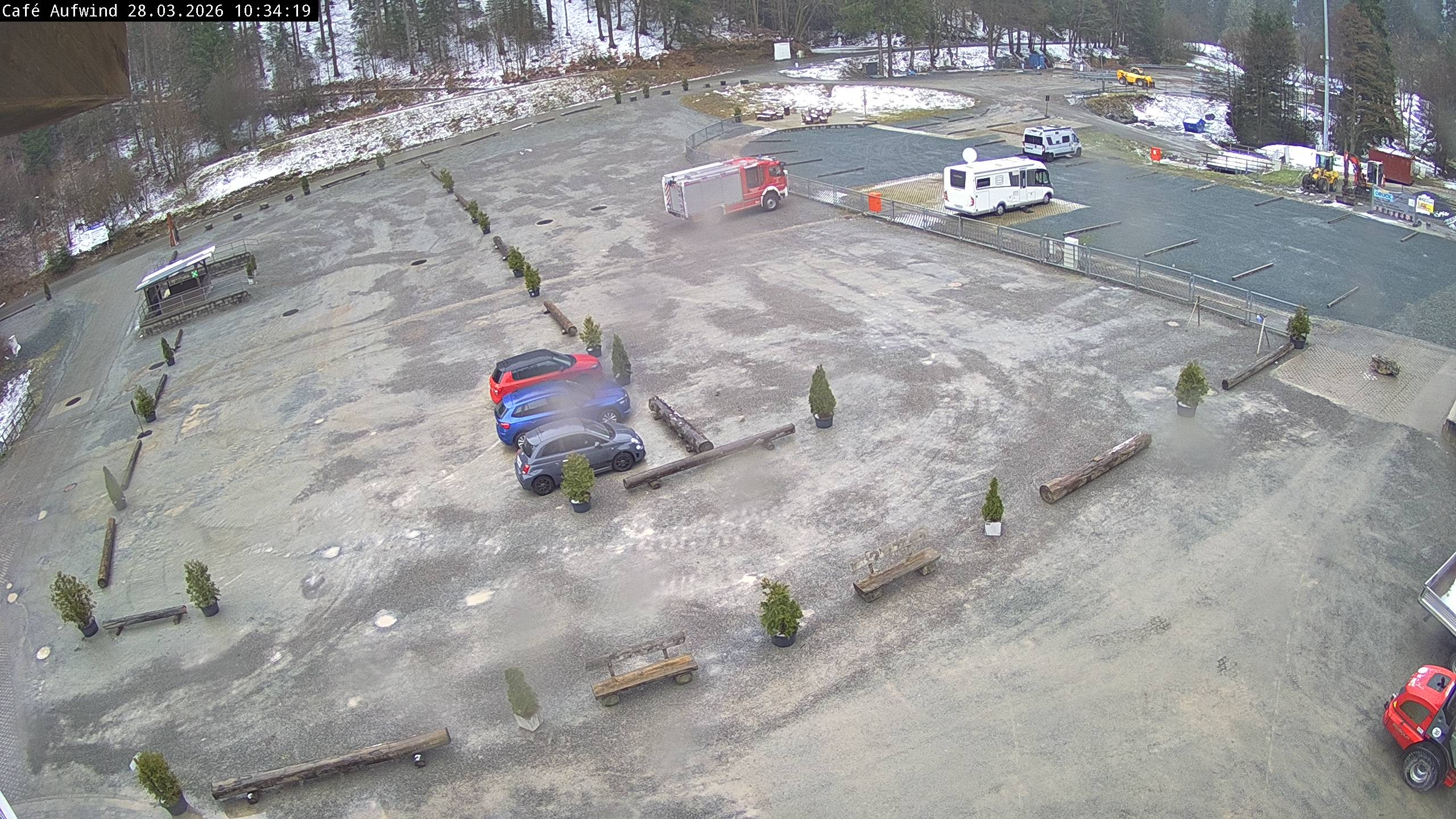 Archiv Foto Webcam Willingen: Mühlenkopfschanze Parkplatz