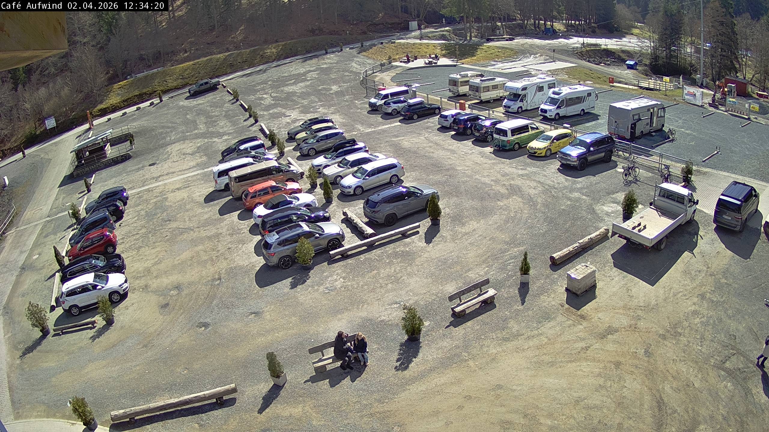 Archiv Foto Webcam Willingen: Mühlenkopfschanze Parkplatz