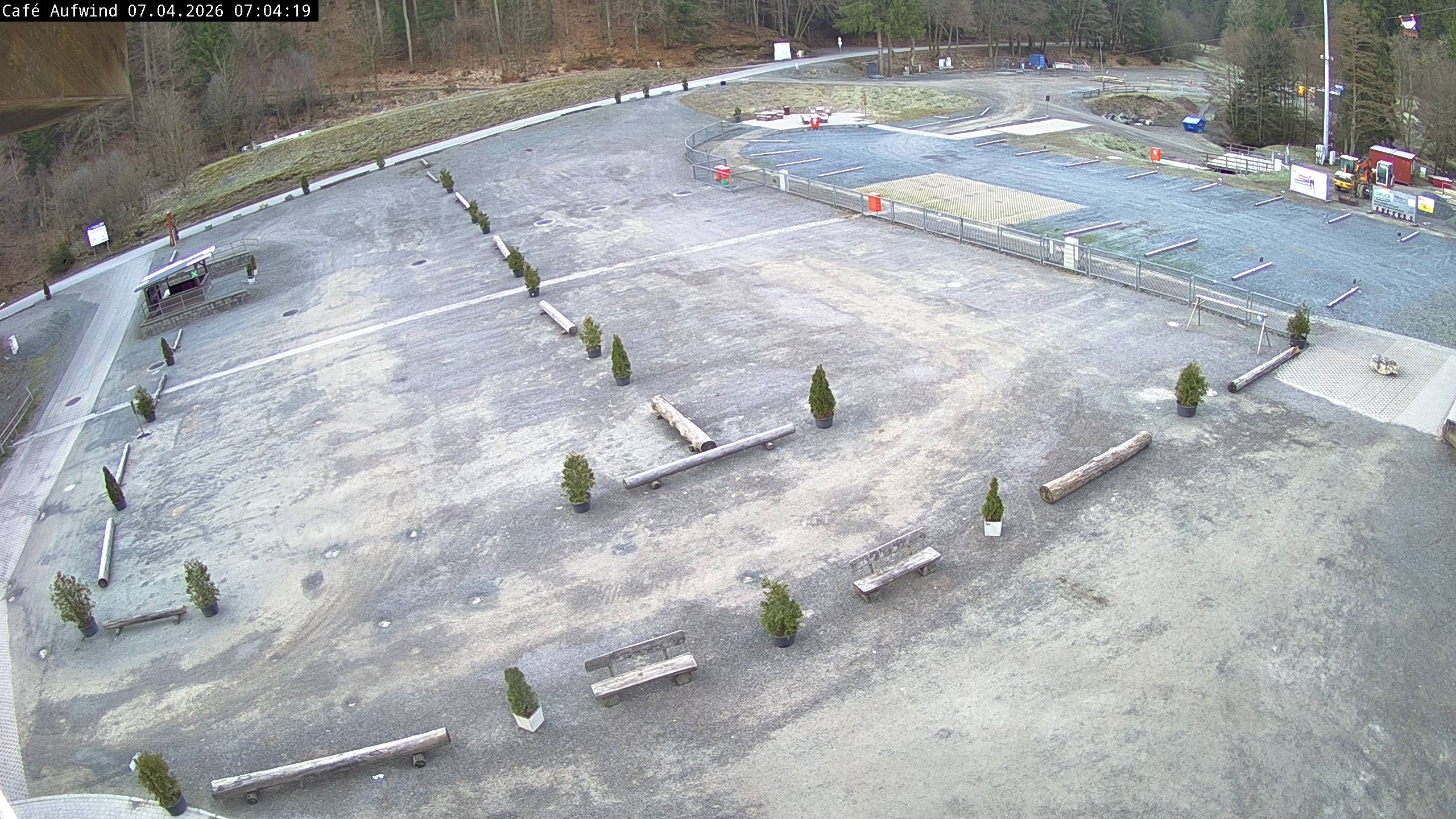Archiv Foto Webcam Willingen: Mühlenkopfschanze Parkplatz