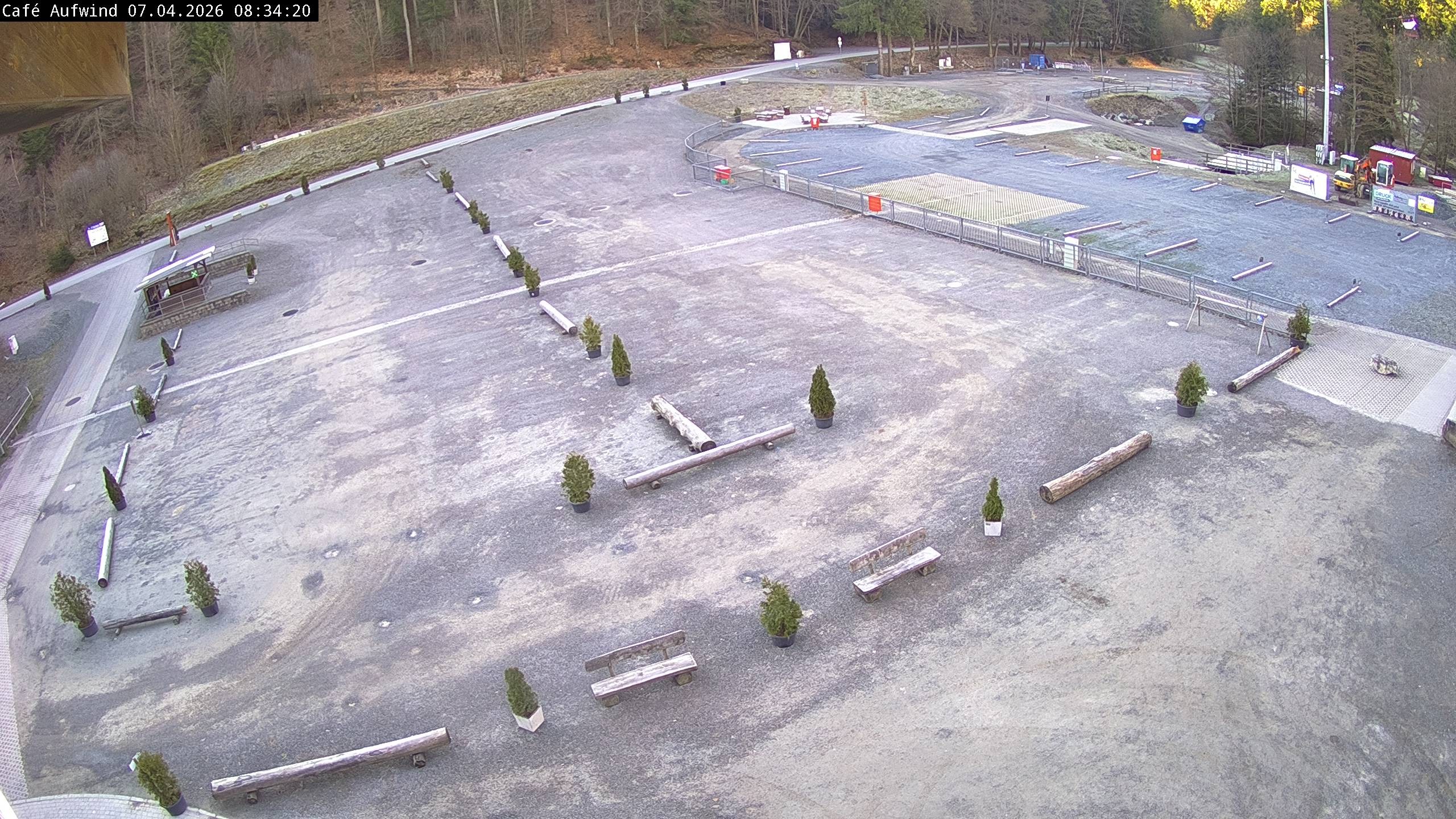 Archiv Foto Webcam Willingen: Mühlenkopfschanze Parkplatz