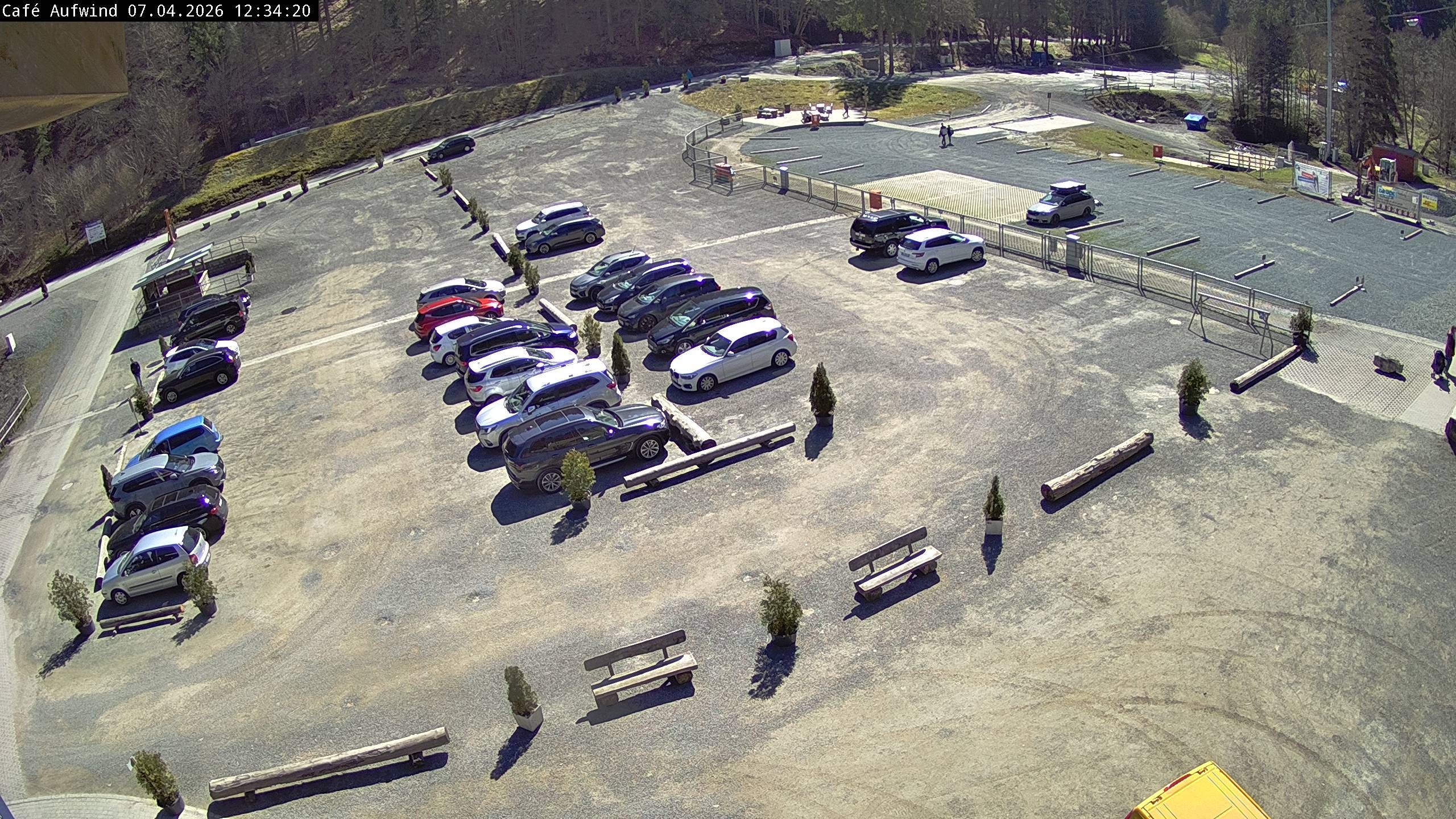 Archiv Foto Webcam Willingen: Mühlenkopfschanze Parkplatz