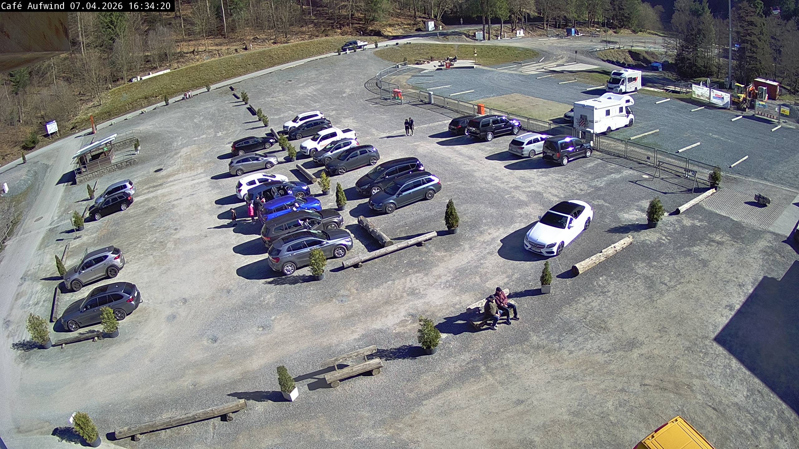 Archiv Foto Webcam Willingen: Mühlenkopfschanze Parkplatz