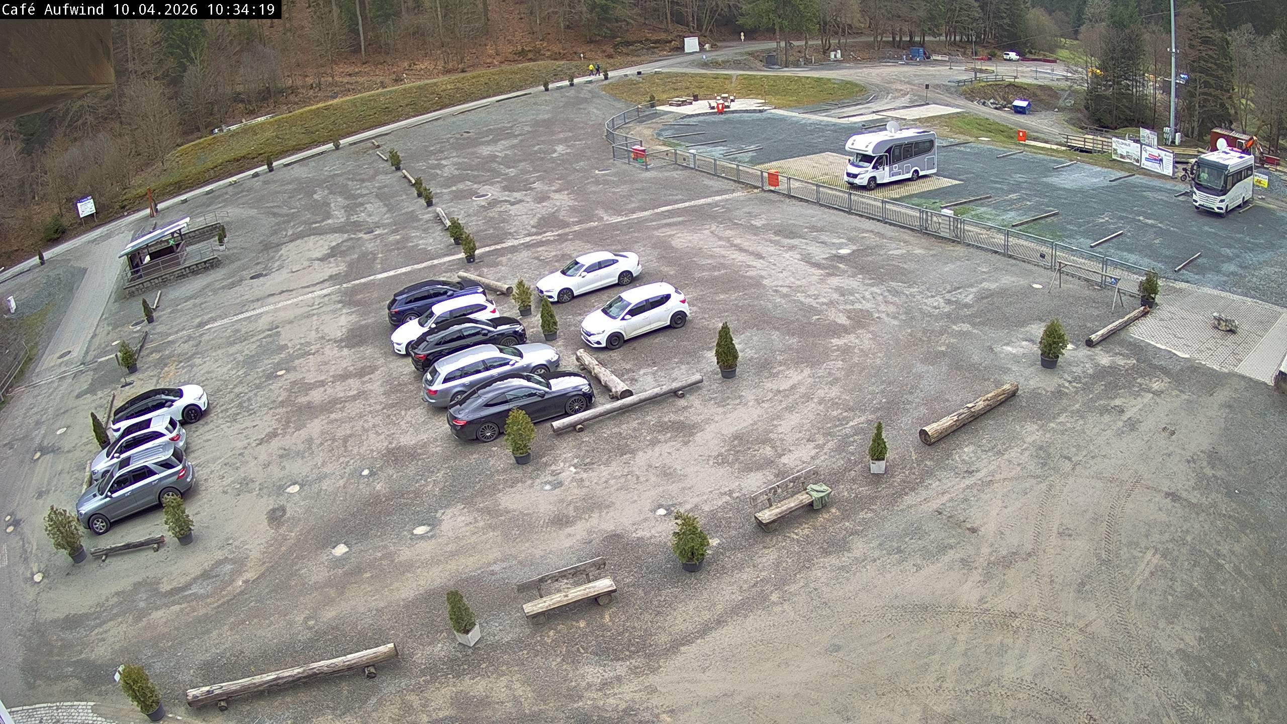 Archiv Foto Webcam Willingen: Mühlenkopfschanze Parkplatz