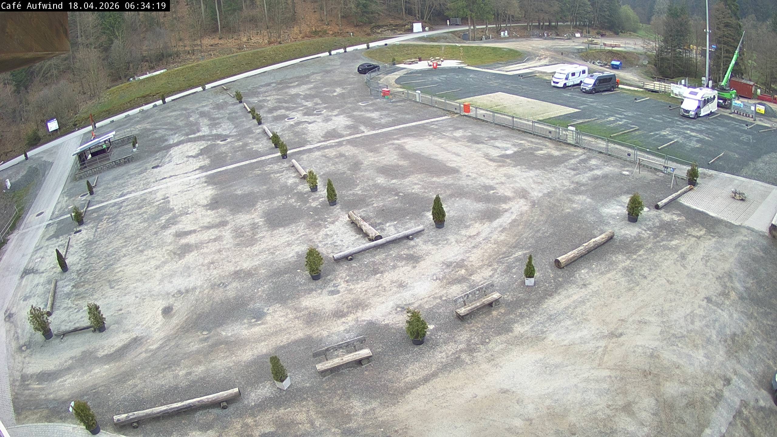 Archiv Foto Webcam Willingen: Mühlenkopfschanze Parkplatz