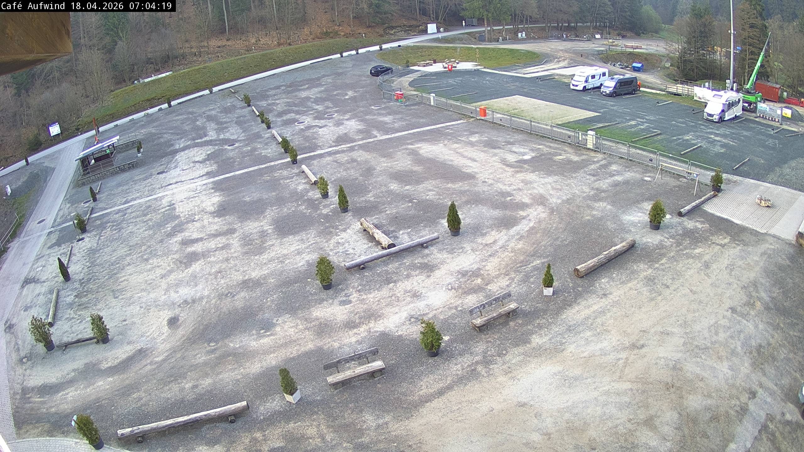 Archiv Foto Webcam Willingen: Mühlenkopfschanze Parkplatz