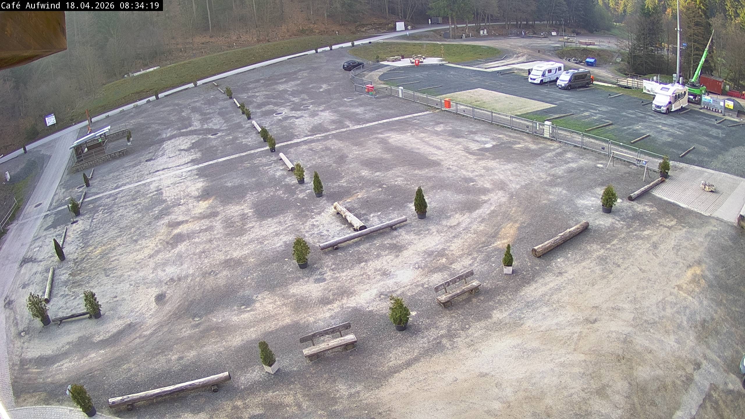 Archiv Foto Webcam Willingen: Mühlenkopfschanze Parkplatz