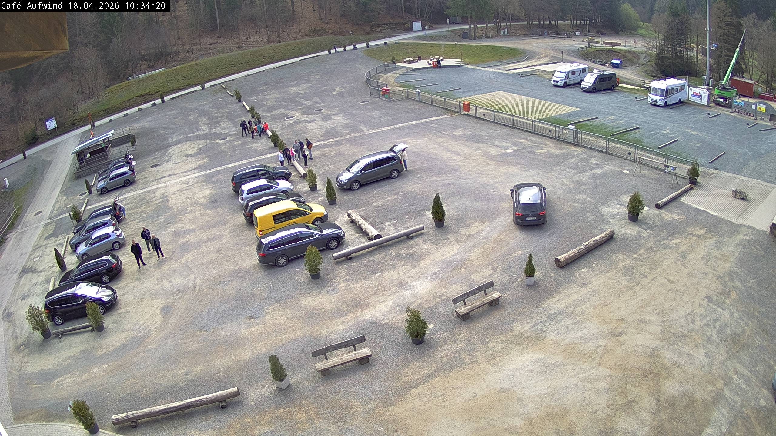 Archiv Foto Webcam Willingen: Mühlenkopfschanze Parkplatz