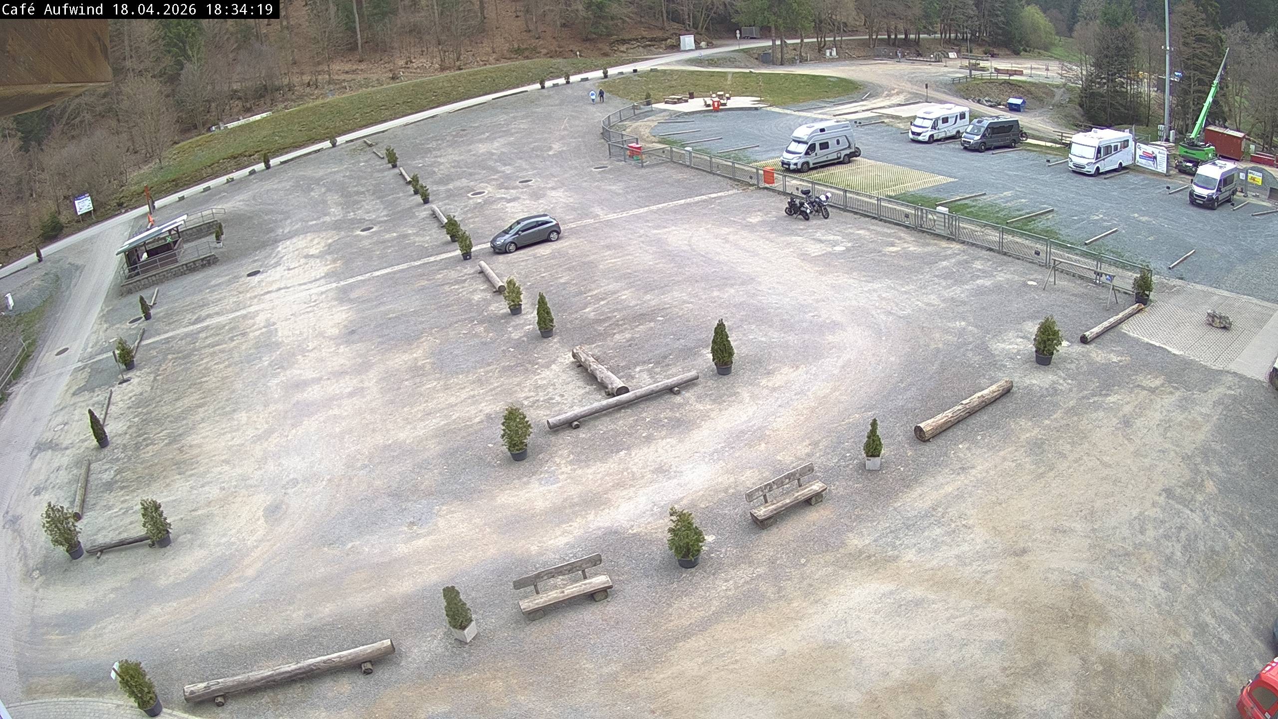 Archiv Foto Webcam Willingen: Mühlenkopfschanze Parkplatz