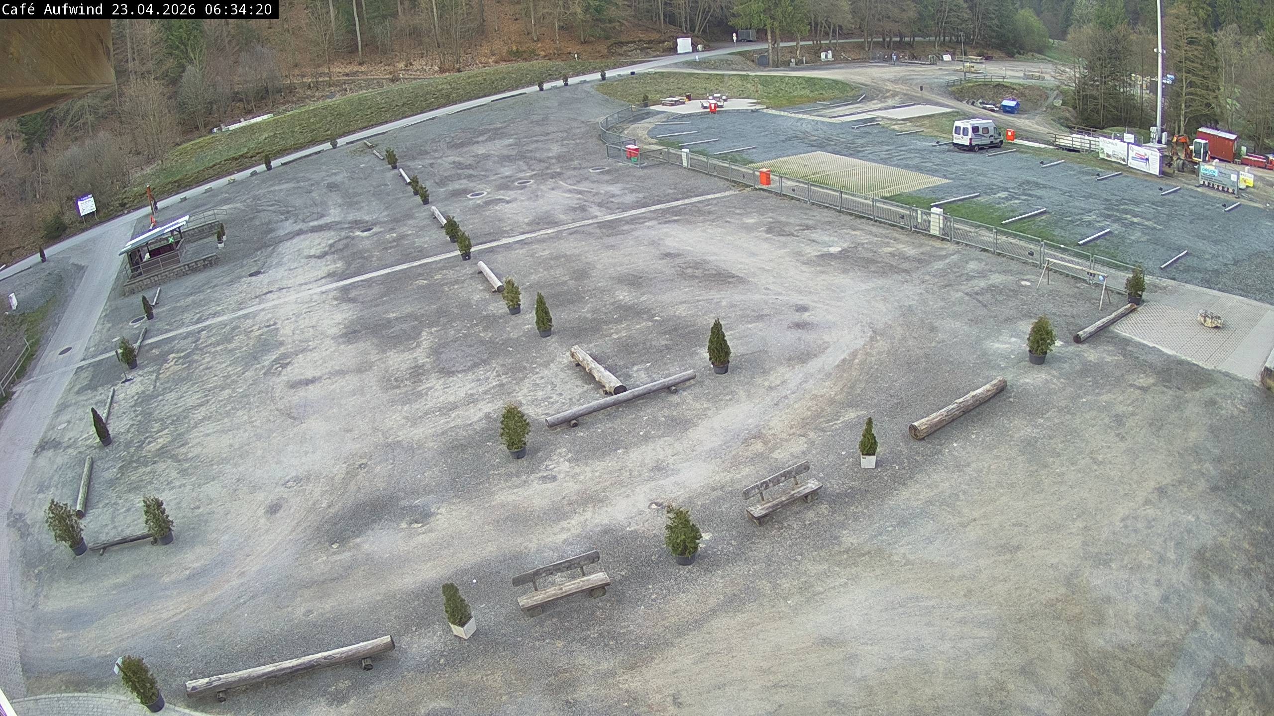 Archiv Foto Webcam Willingen: Mühlenkopfschanze Parkplatz