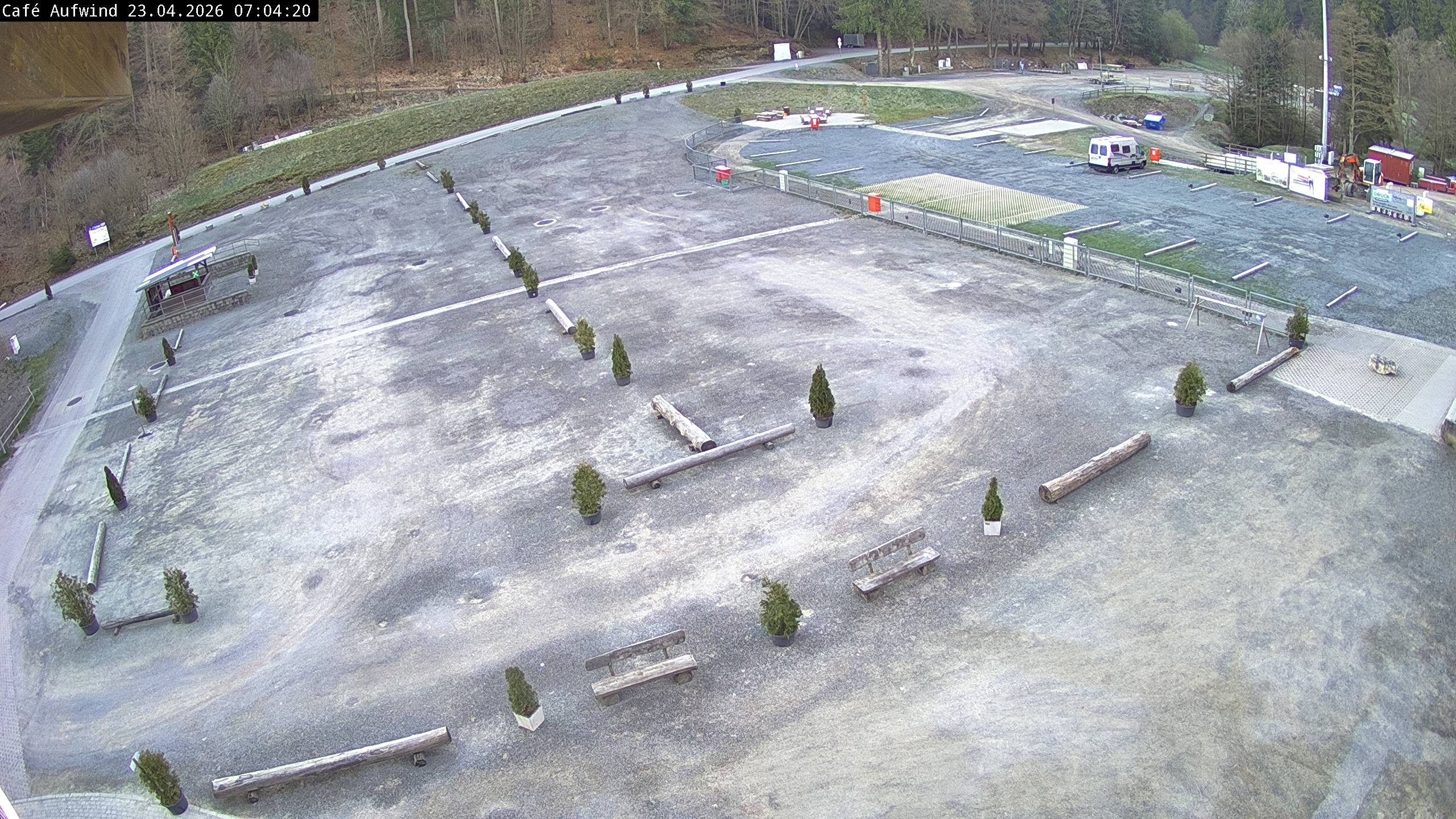 Archiv Foto Webcam Willingen: Mühlenkopfschanze Parkplatz