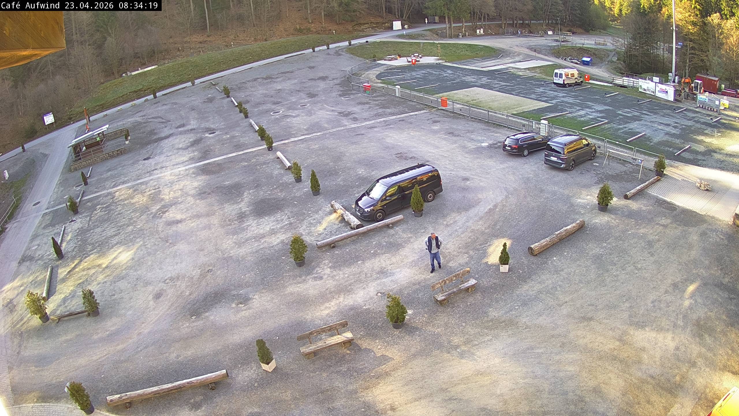 Archiv Foto Webcam Willingen: Mühlenkopfschanze Parkplatz