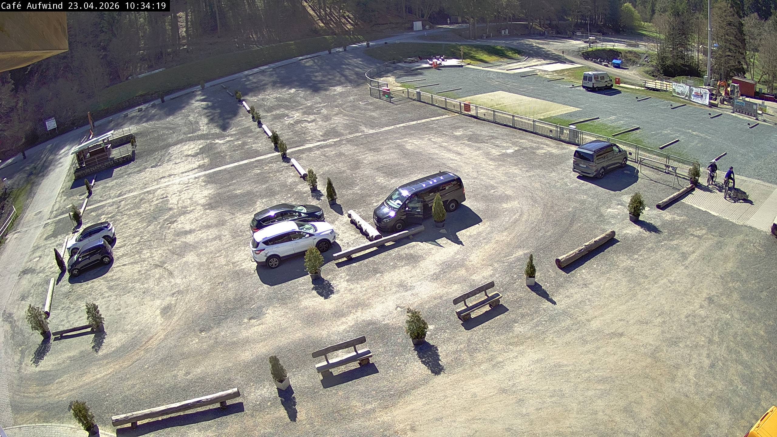 Archiv Foto Webcam Willingen: Mühlenkopfschanze Parkplatz
