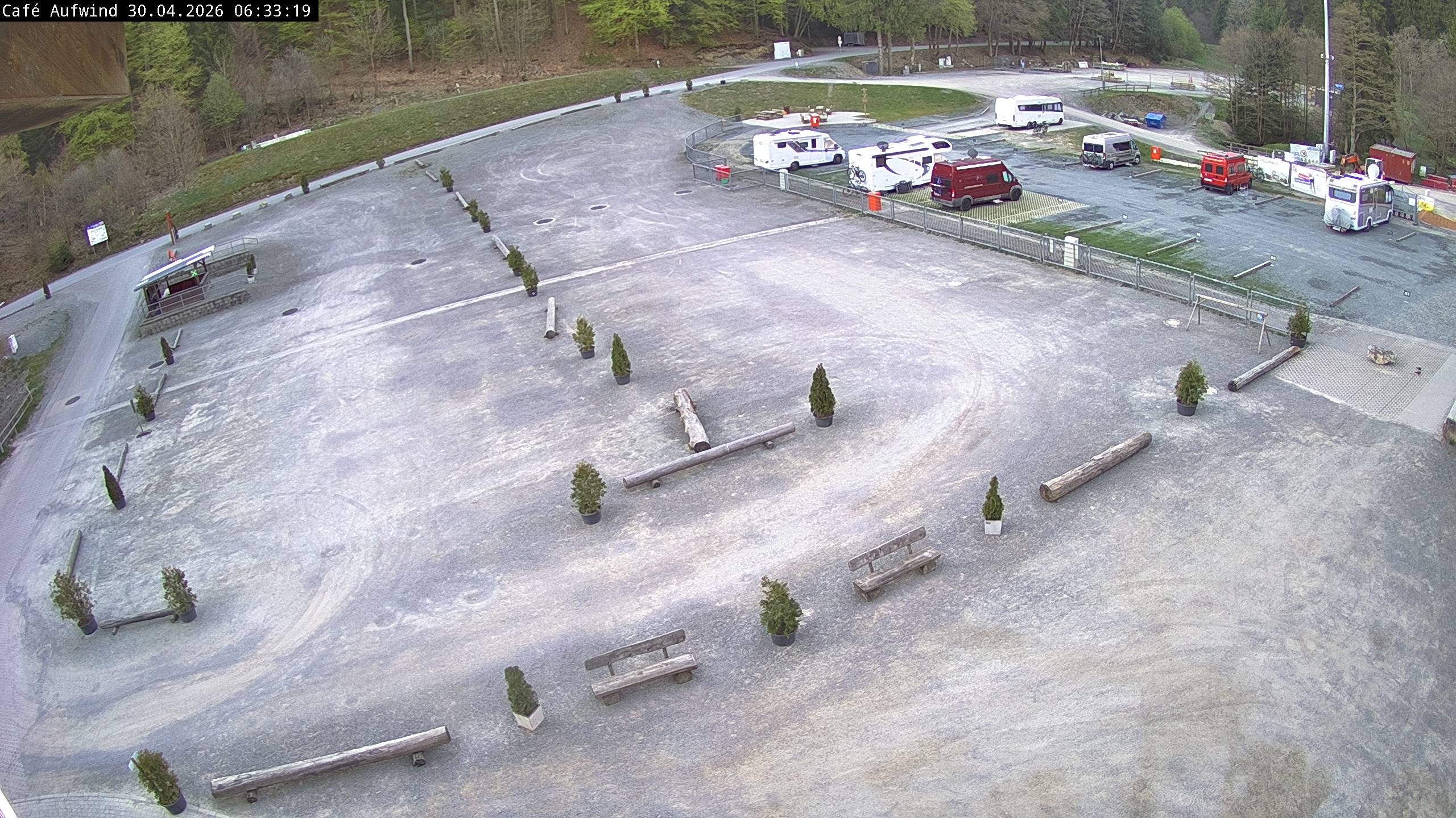 Archiv Foto Webcam Willingen: Mühlenkopfschanze Parkplatz