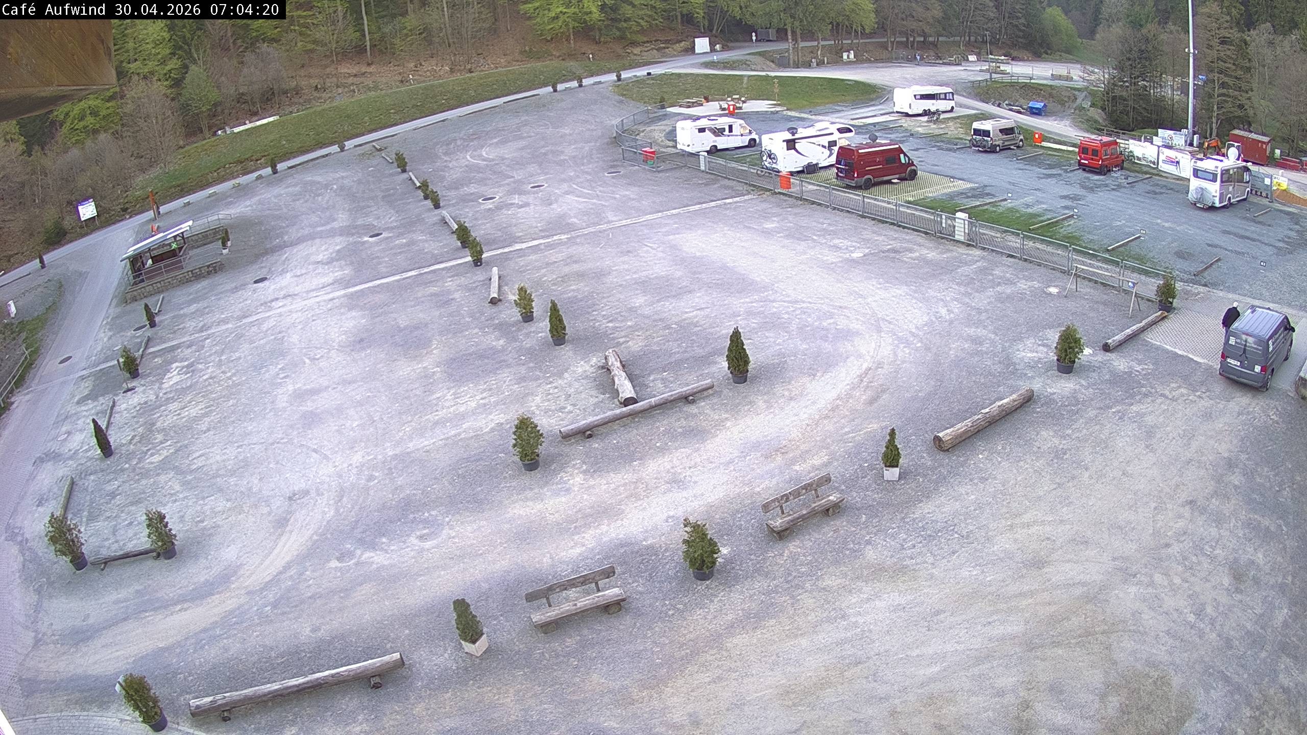 Archiv Foto Webcam Willingen: Mühlenkopfschanze Parkplatz