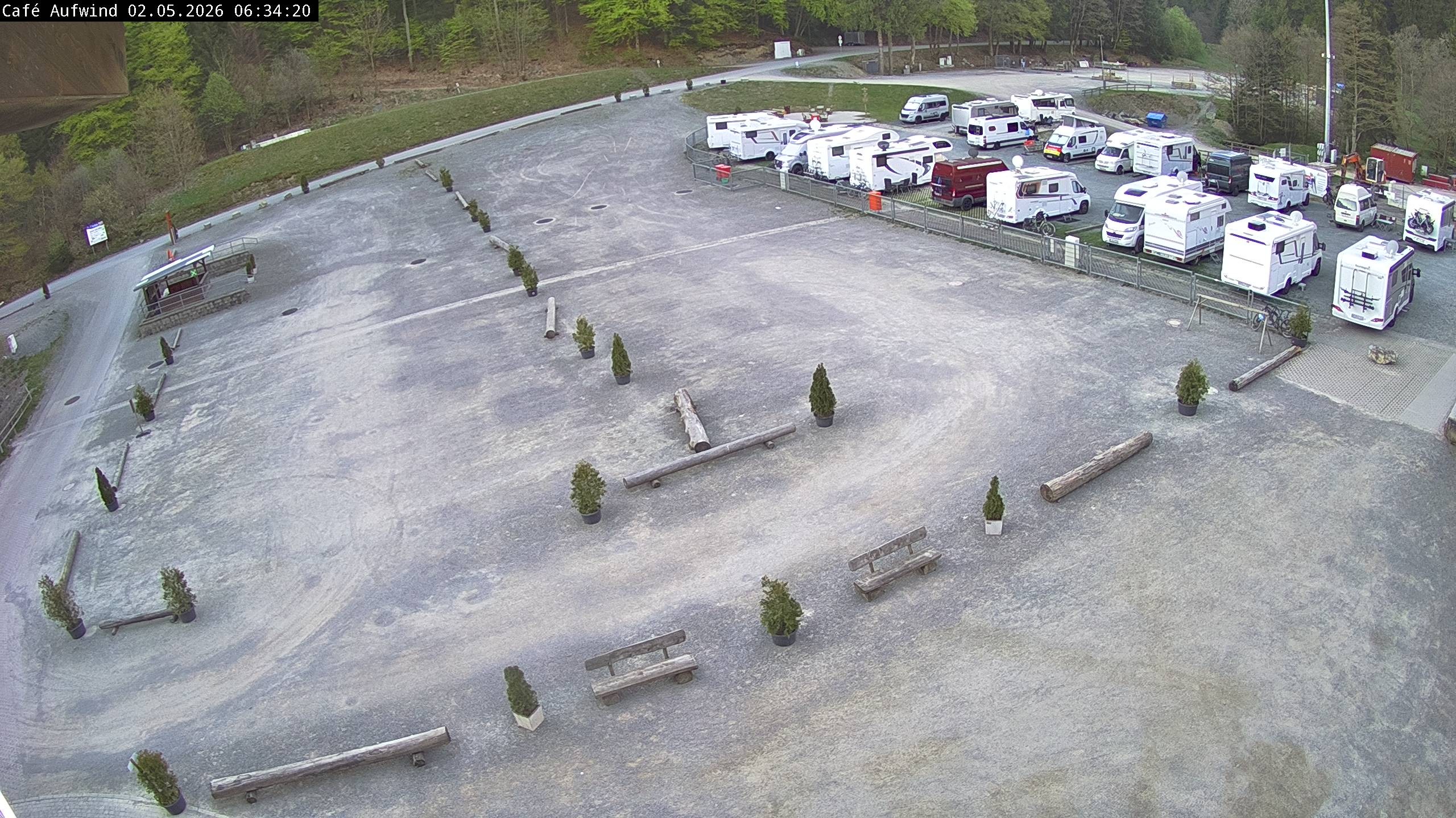Archiv Foto Webcam Willingen: Mühlenkopfschanze Parkplatz
