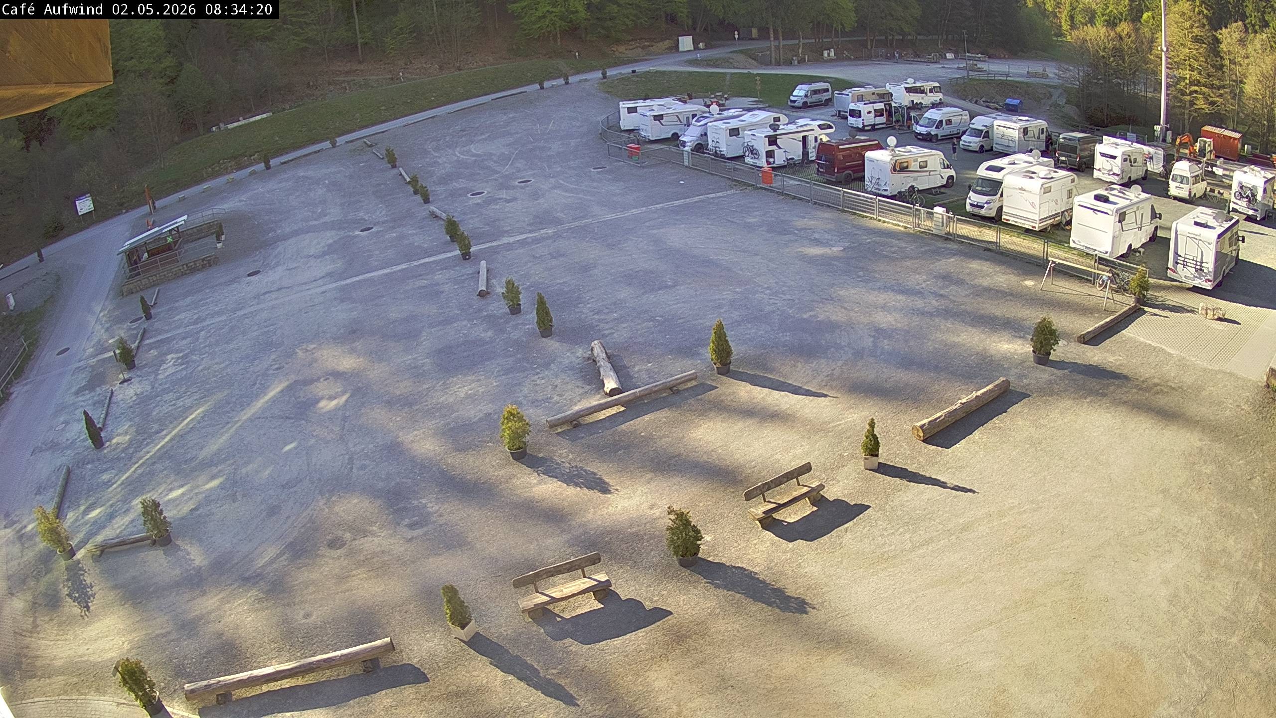 Archiv Foto Webcam Willingen: Mühlenkopfschanze Parkplatz
