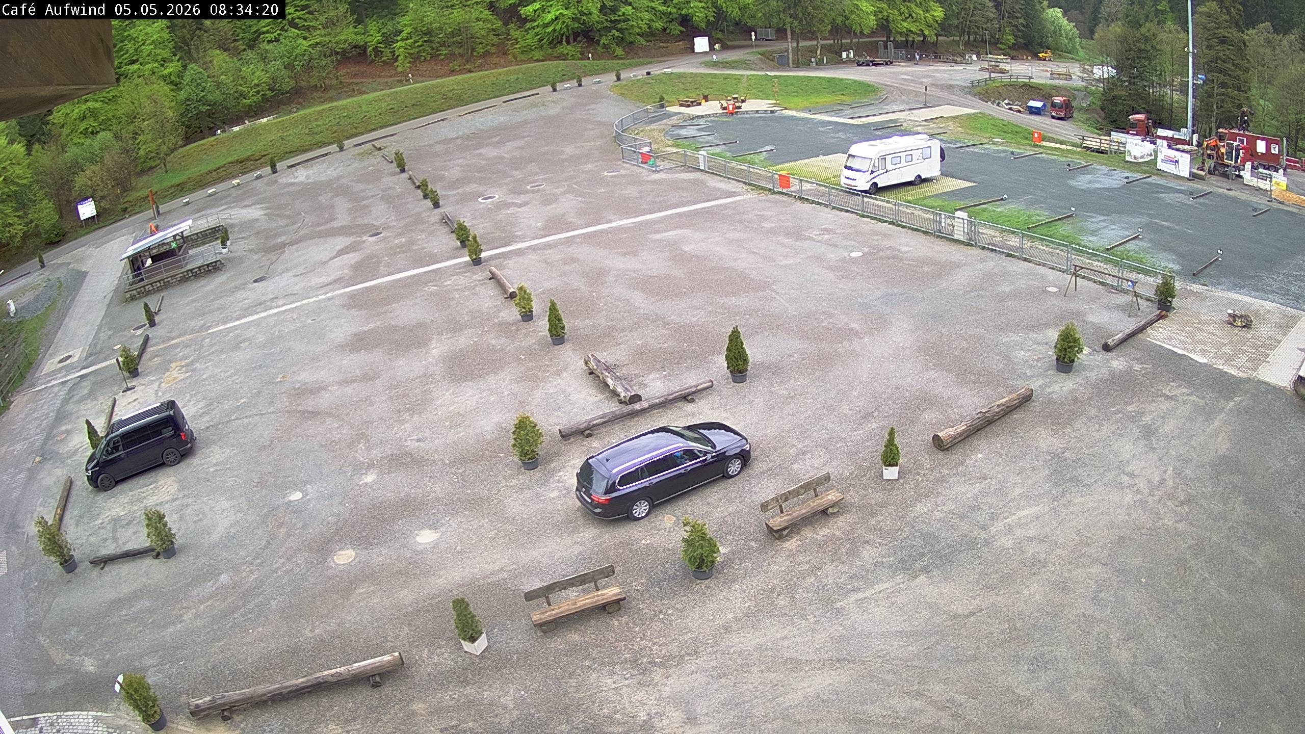 Archiv Foto Webcam Willingen: Mühlenkopfschanze Parkplatz