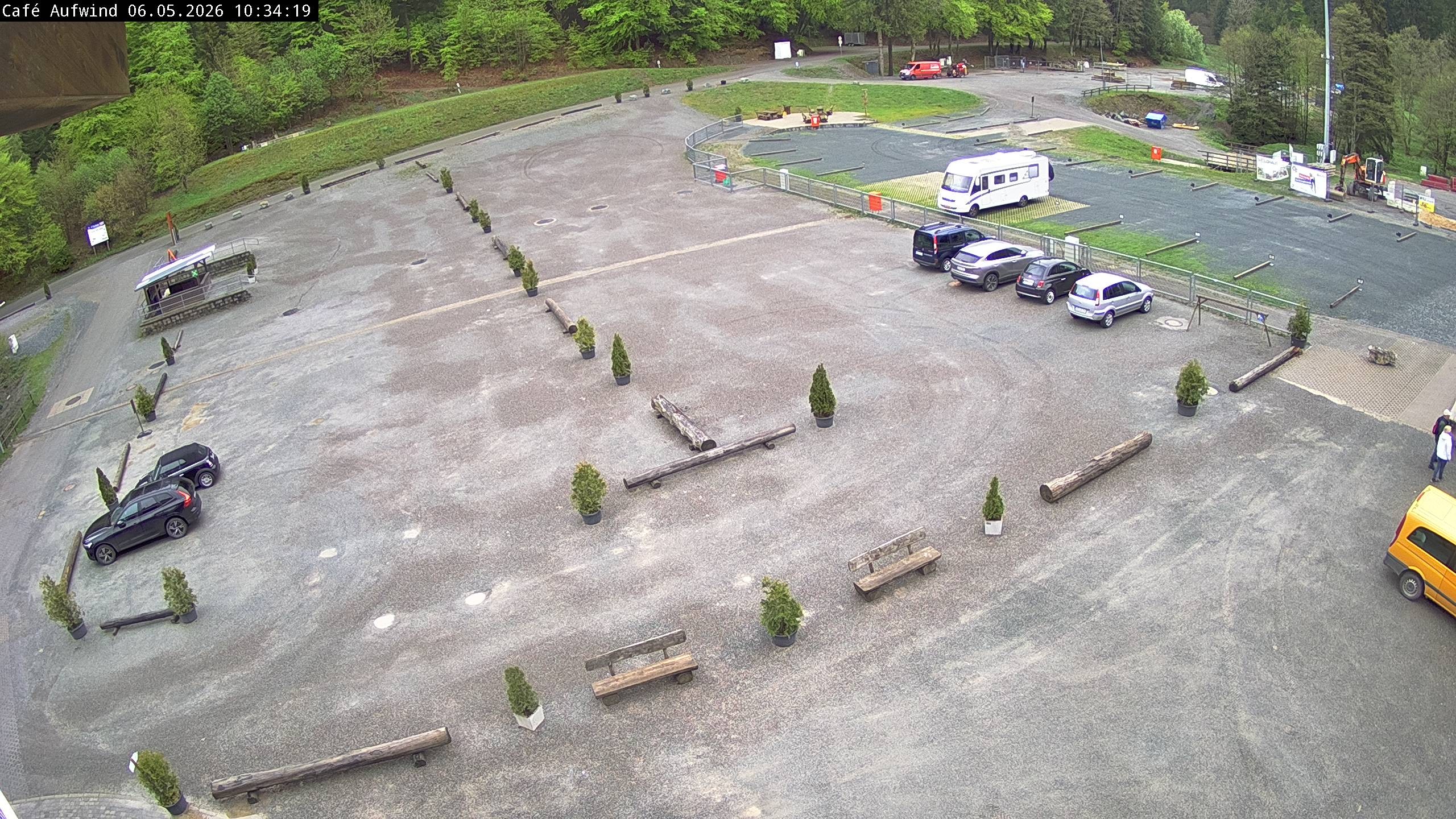 Archiv Foto Webcam Willingen: Mühlenkopfschanze Parkplatz