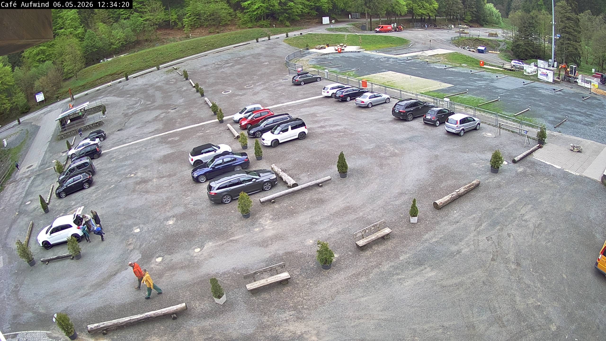 Archiv Foto Webcam Willingen: Mühlenkopfschanze Parkplatz