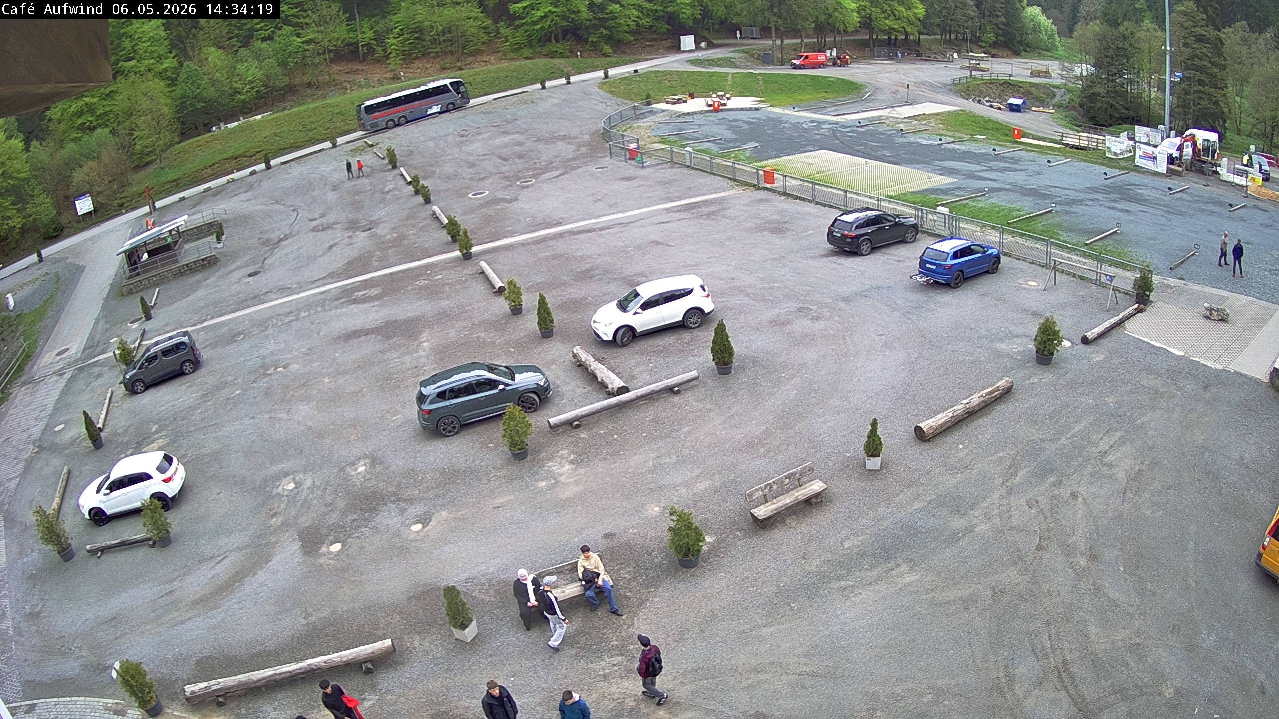 Archiv Foto Webcam Willingen: Mühlenkopfschanze Parkplatz