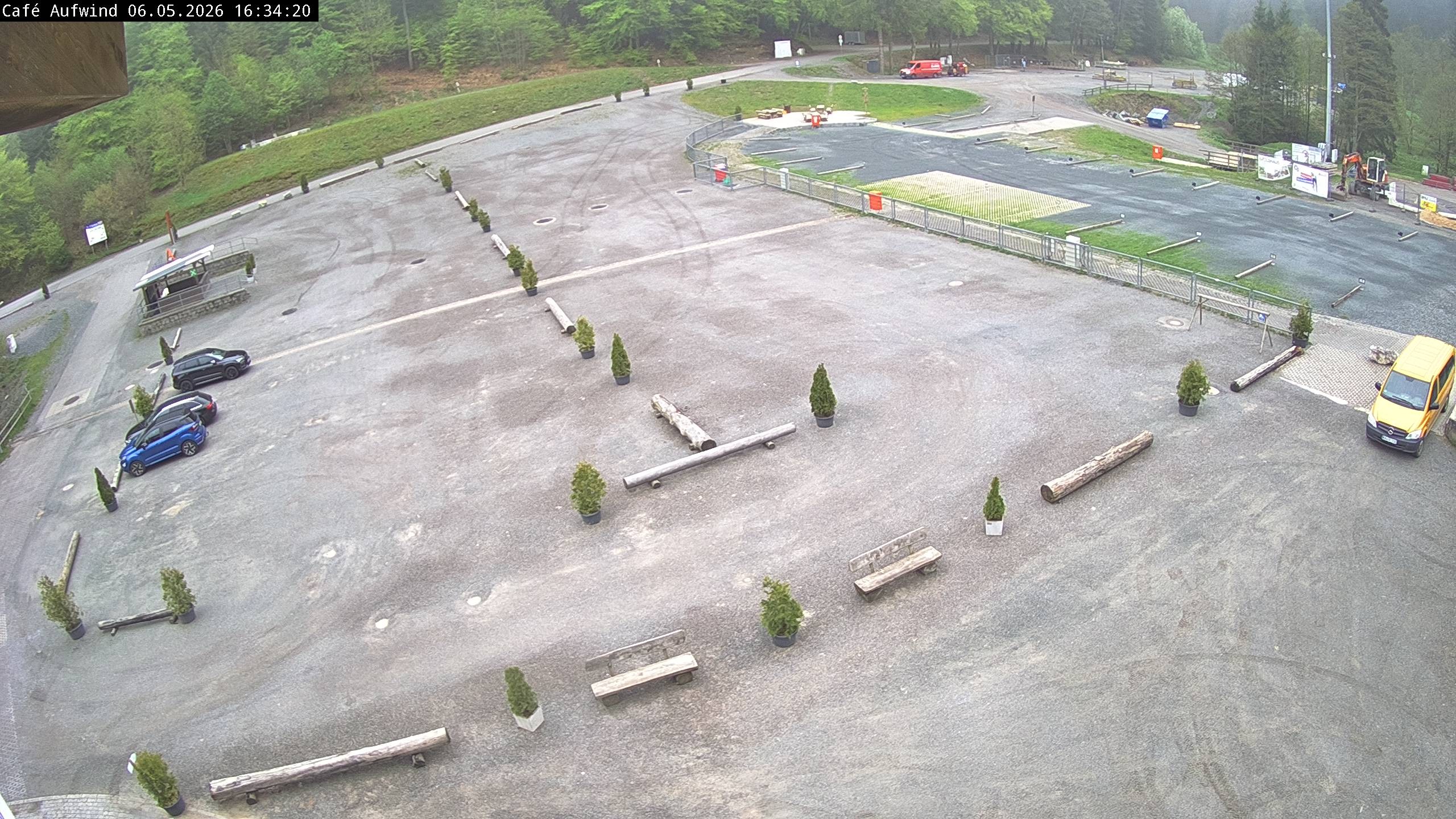 Archiv Foto Webcam Willingen: Mühlenkopfschanze Parkplatz