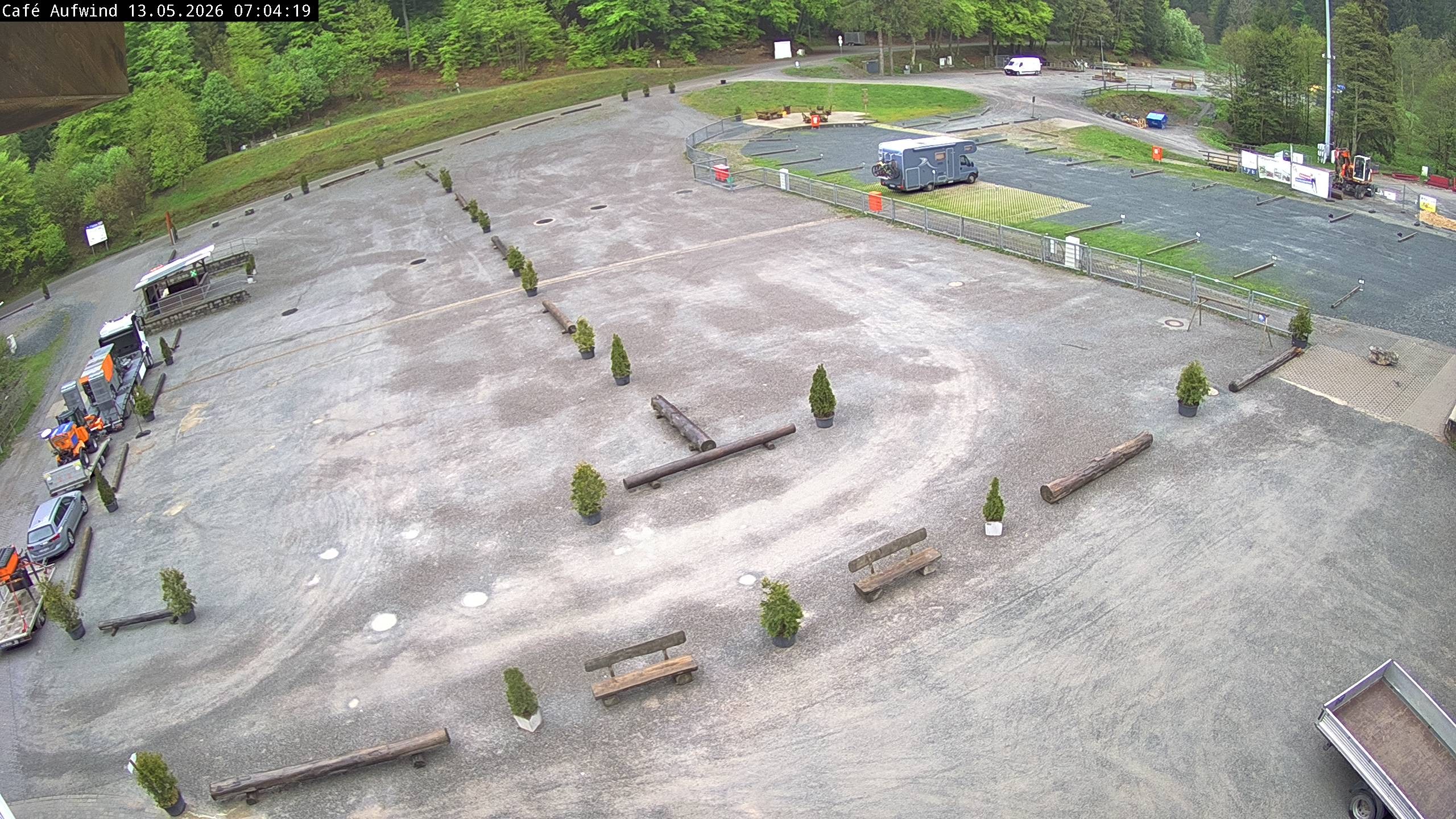Archiv Foto Webcam Willingen: Mühlenkopfschanze Parkplatz