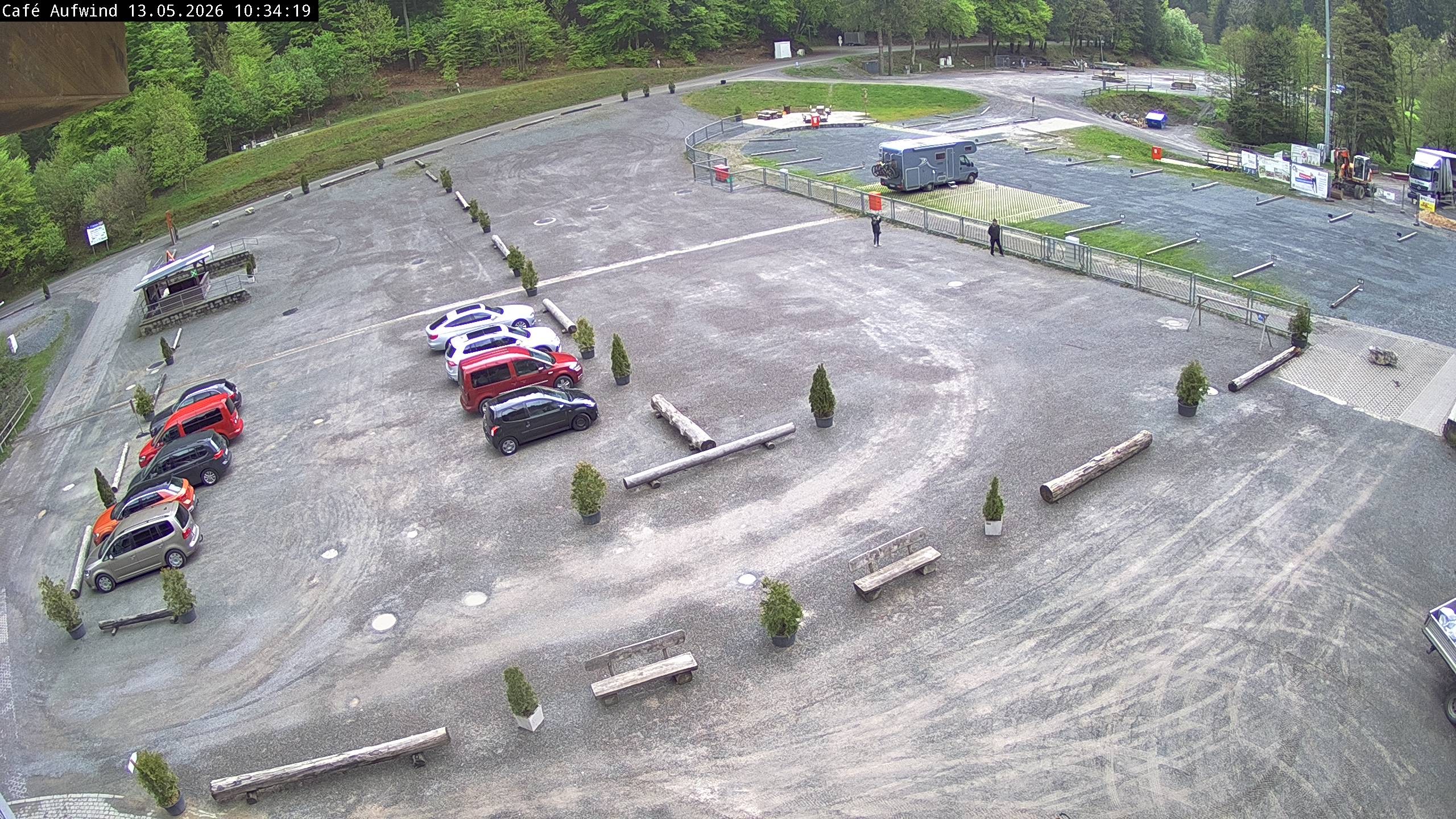 Archiv Foto Webcam Willingen: Mühlenkopfschanze Parkplatz