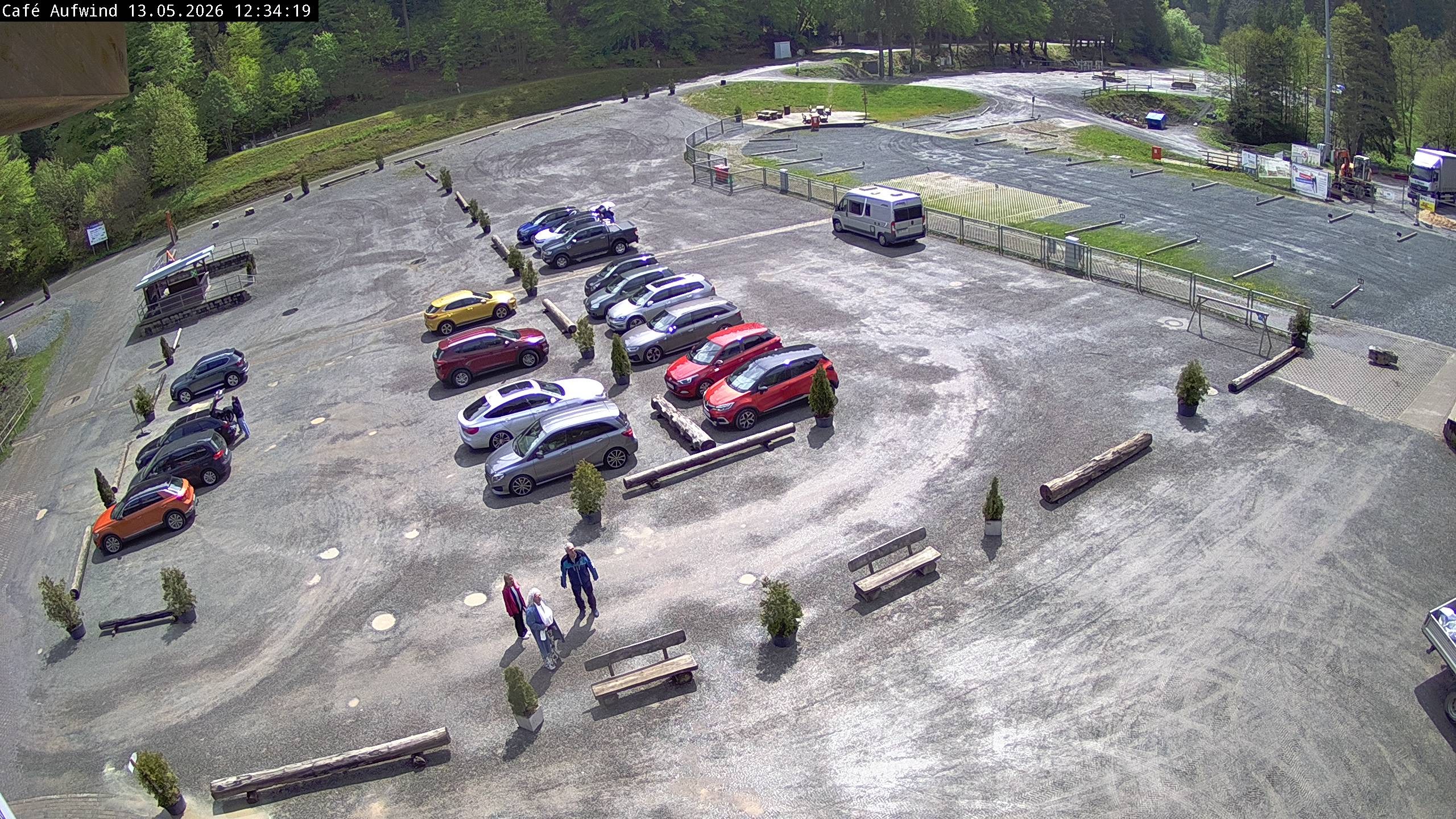 Archiv Foto Webcam Willingen: Mühlenkopfschanze Parkplatz