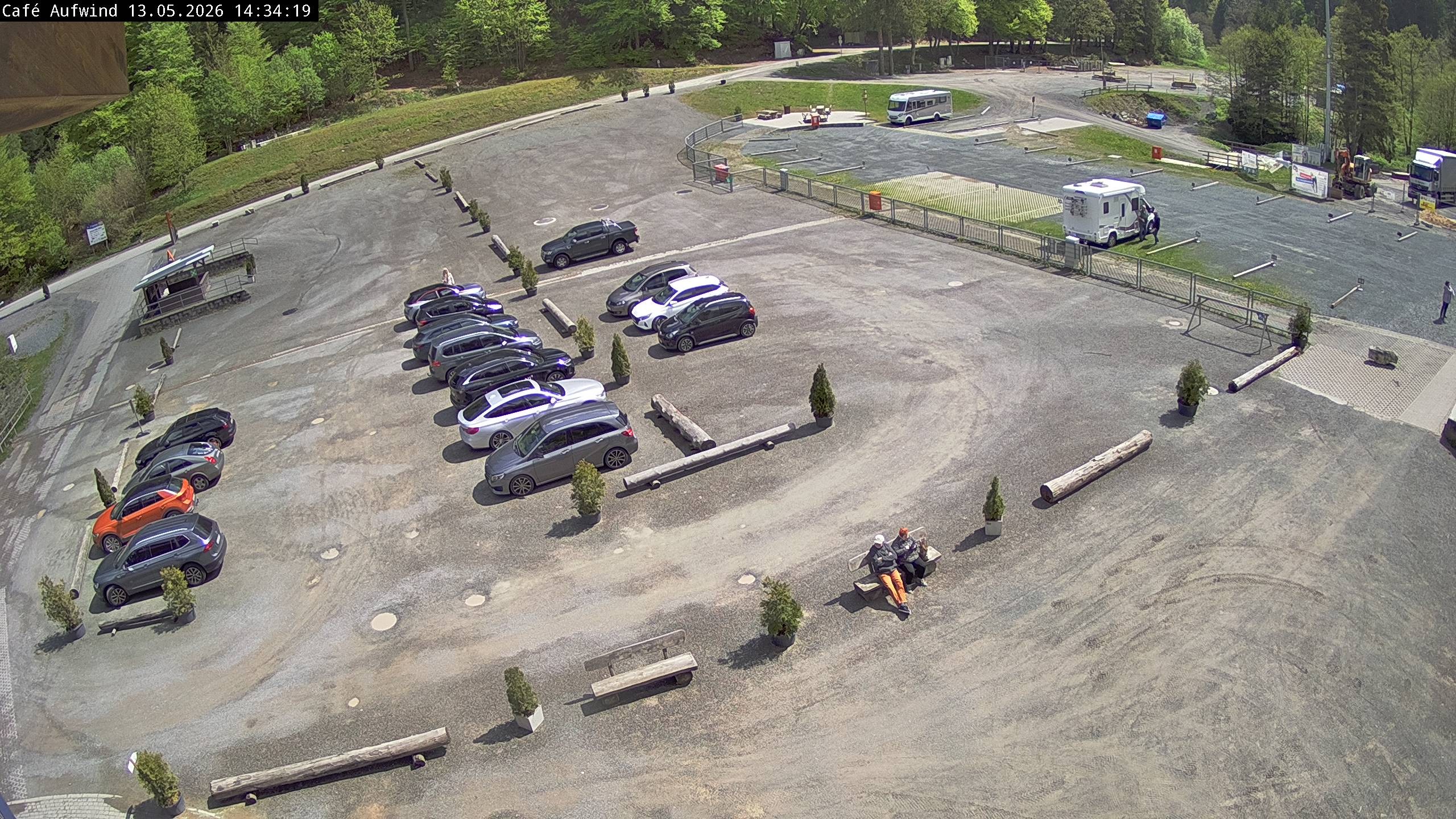 Archiv Foto Webcam Willingen: Mühlenkopfschanze Parkplatz