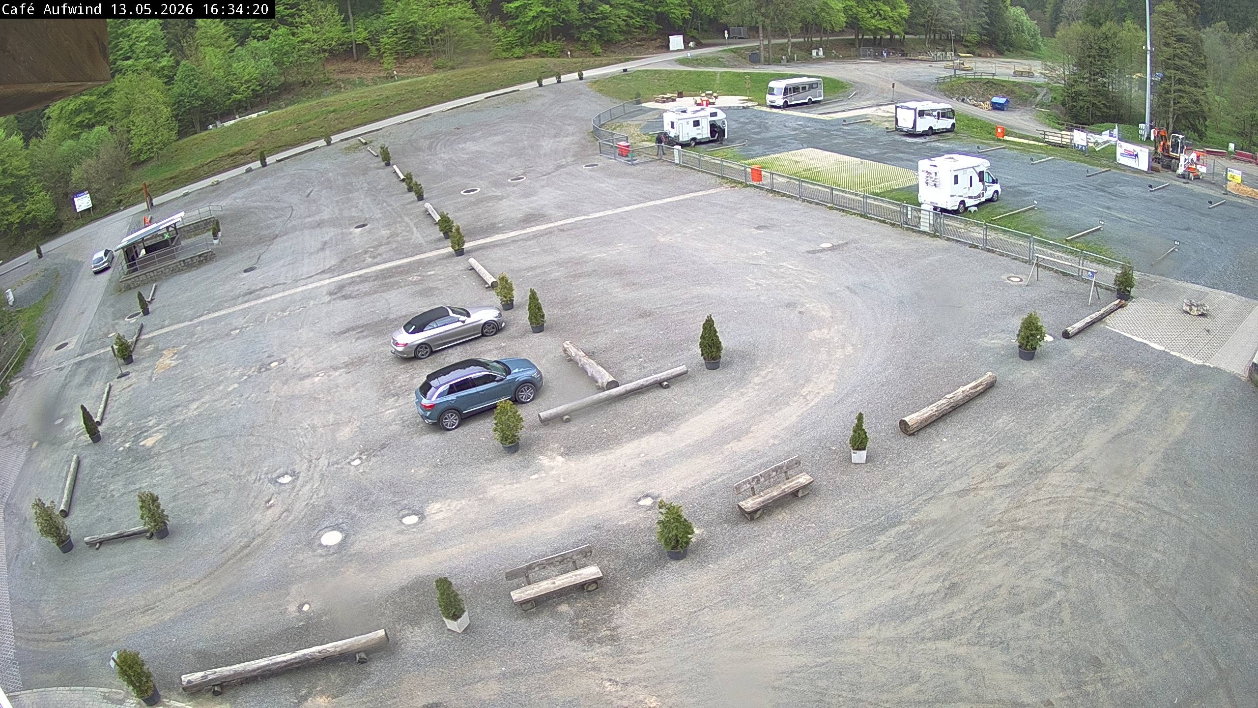 Archiv Foto Webcam Willingen: Mühlenkopfschanze Parkplatz