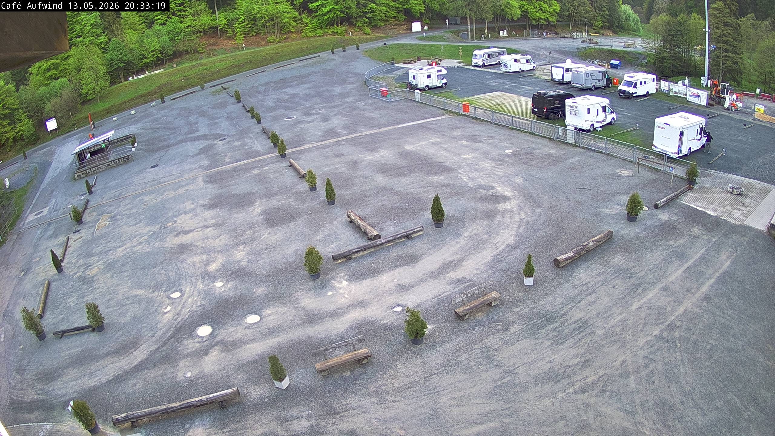 Archiv Foto Webcam Willingen: Mühlenkopfschanze Parkplatz