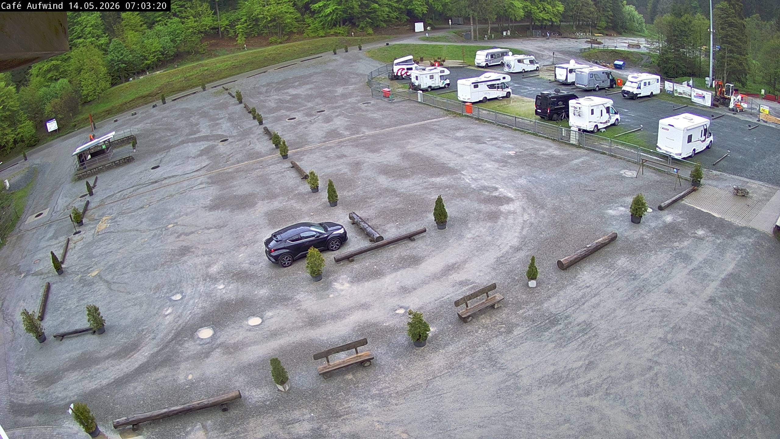 Archiv Foto Webcam Willingen: Mühlenkopfschanze Parkplatz