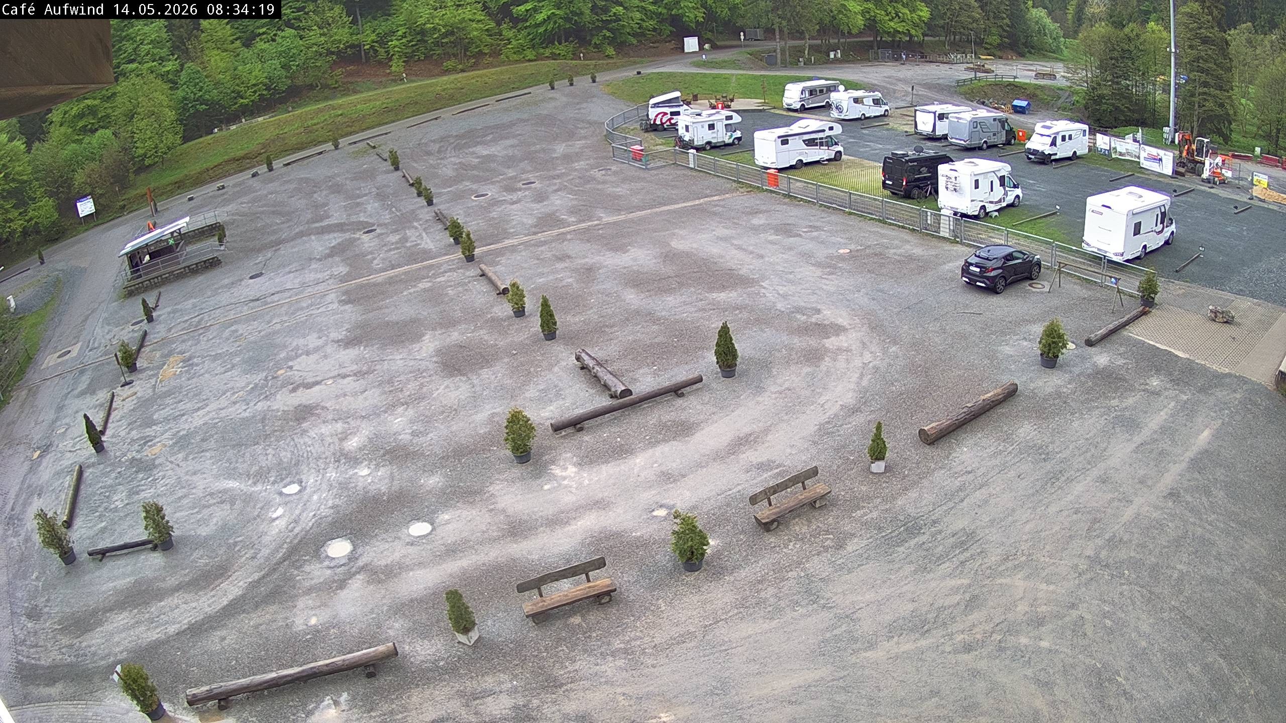 Archiv Foto Webcam Willingen: Mühlenkopfschanze Parkplatz