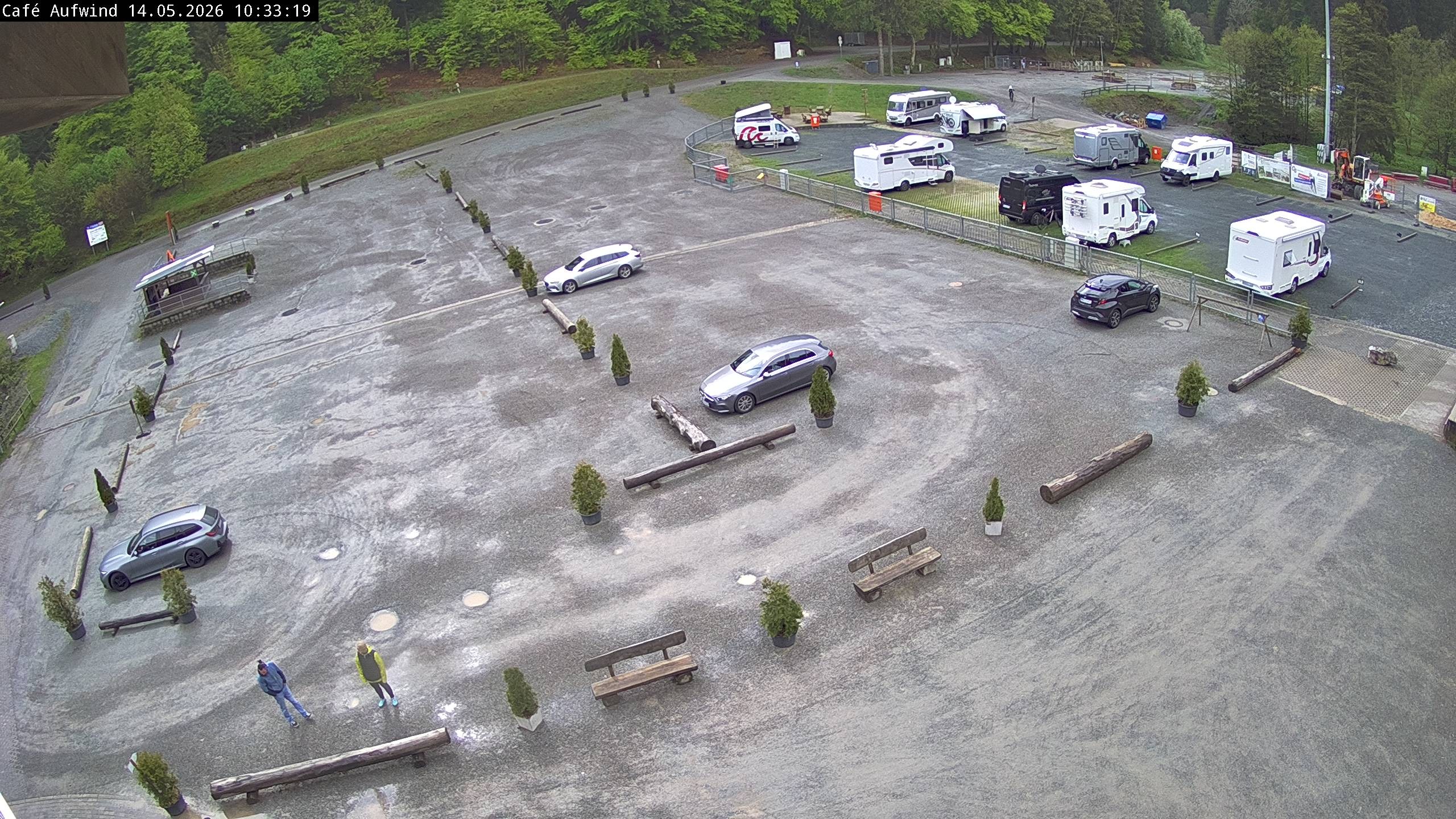Archiv Foto Webcam Willingen: Mühlenkopfschanze Parkplatz
