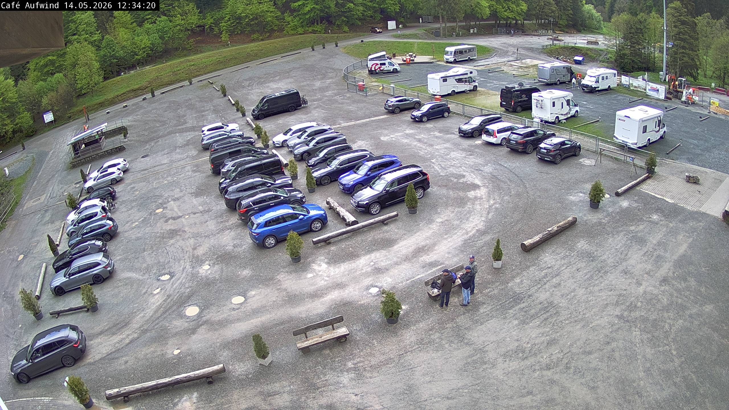 Archiv Foto Webcam Willingen: Mühlenkopfschanze Parkplatz