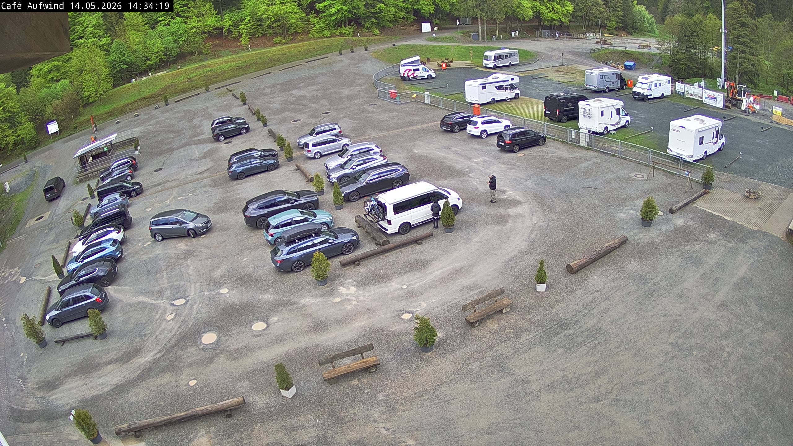 Archiv Foto Webcam Willingen: Mühlenkopfschanze Parkplatz