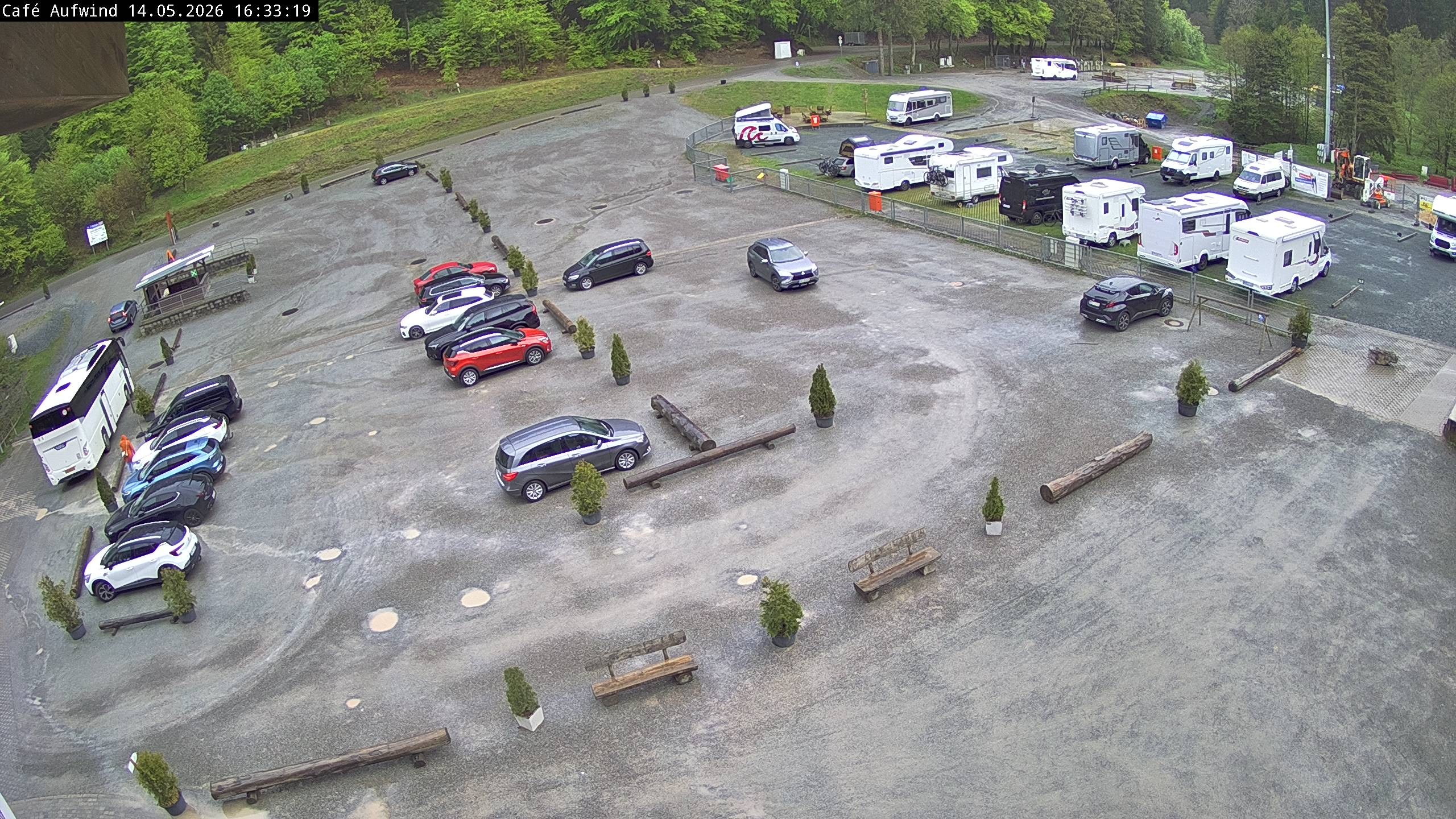 Archiv Foto Webcam Willingen: Mühlenkopfschanze Parkplatz