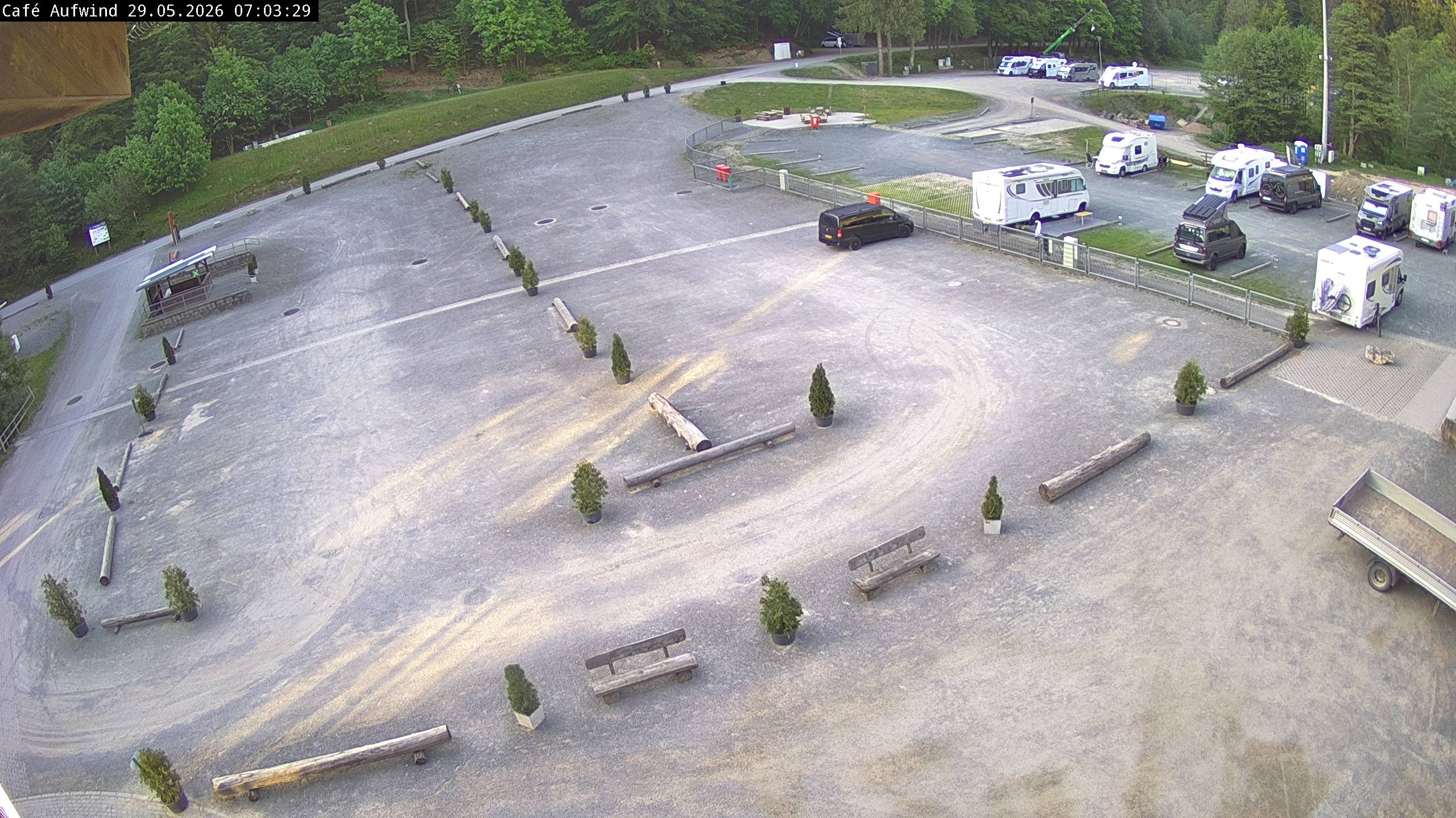 Archiv Foto Webcam Willingen: Mühlenkopfschanze Parkplatz
