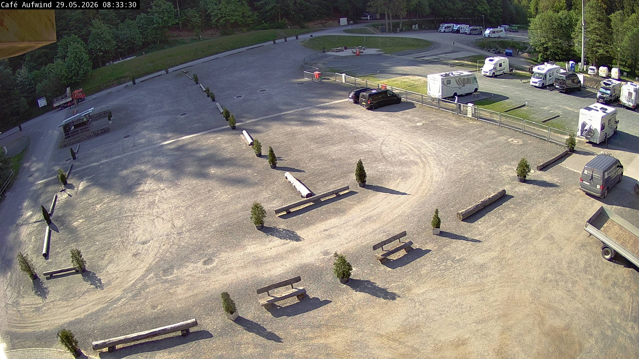 Archiv Foto Webcam Willingen: Mühlenkopfschanze Parkplatz